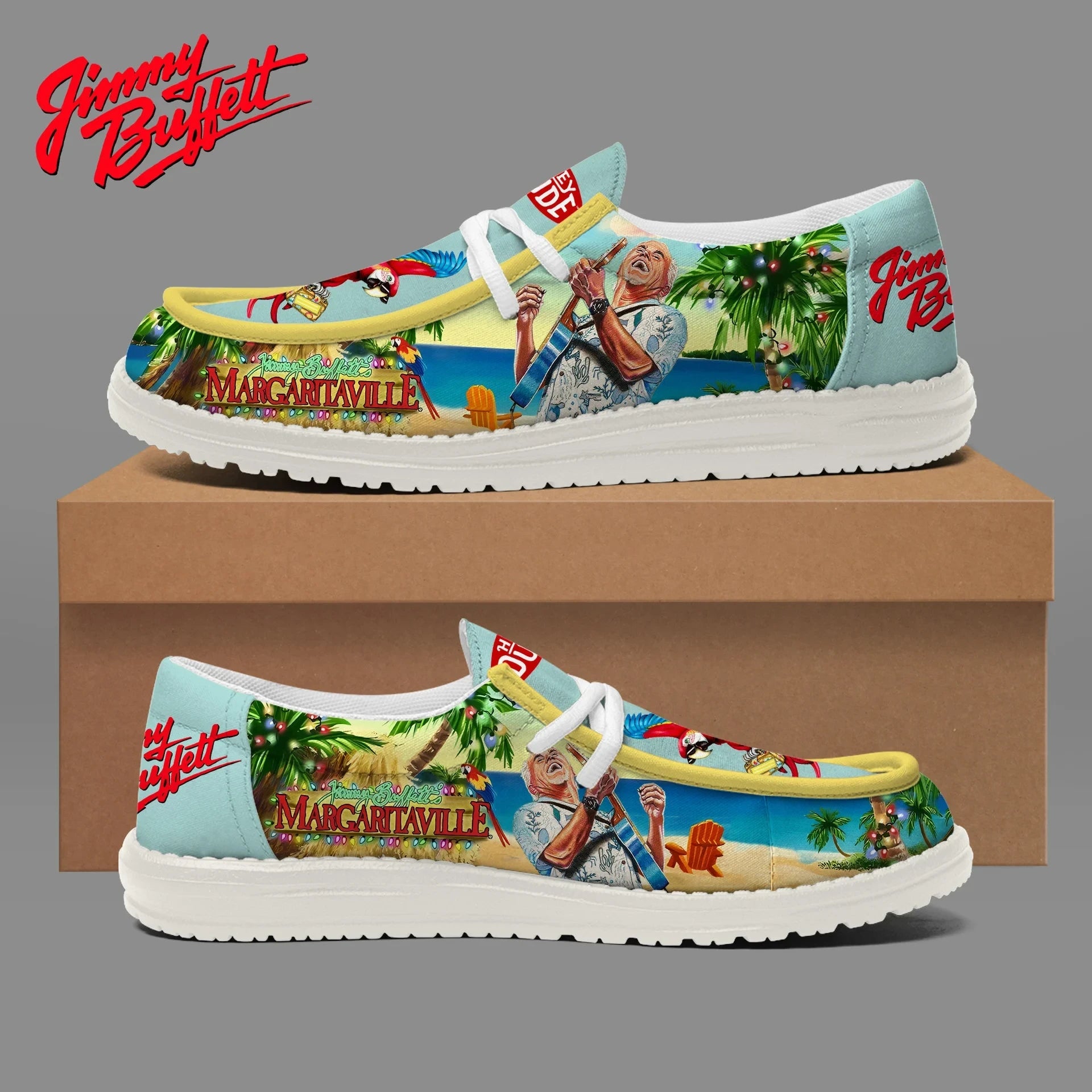 Jimmy Buffett Lace Up Loafers 2026