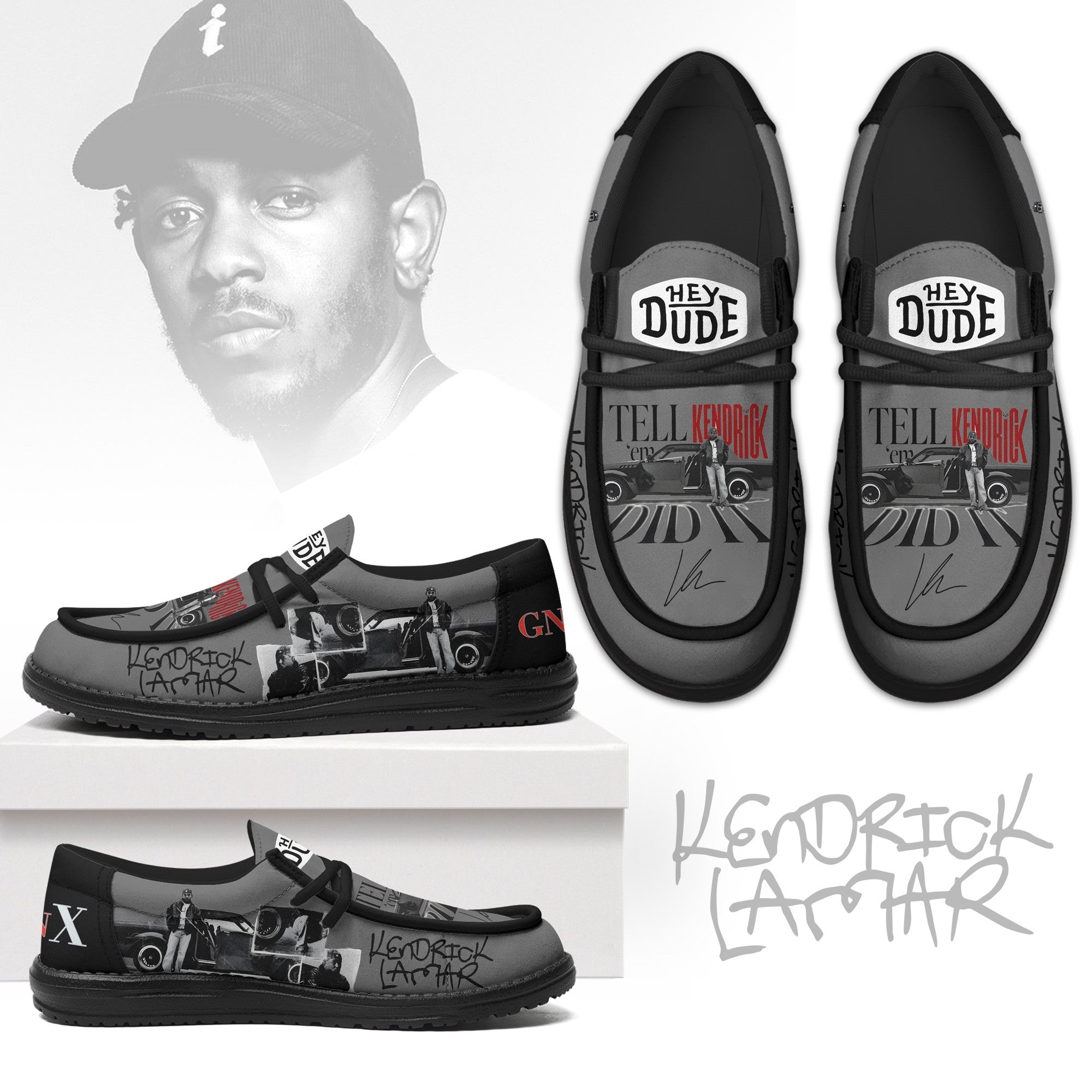 Kendrick Lamar Lace Up Loafers 2026