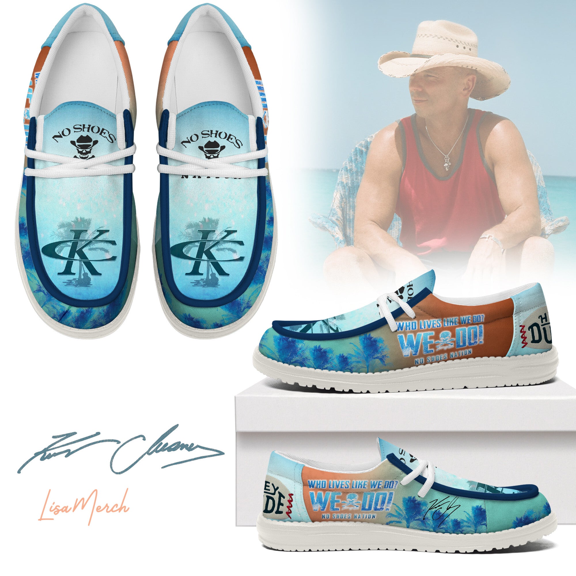 Kenny Chesney Lace Up Loafers 2026