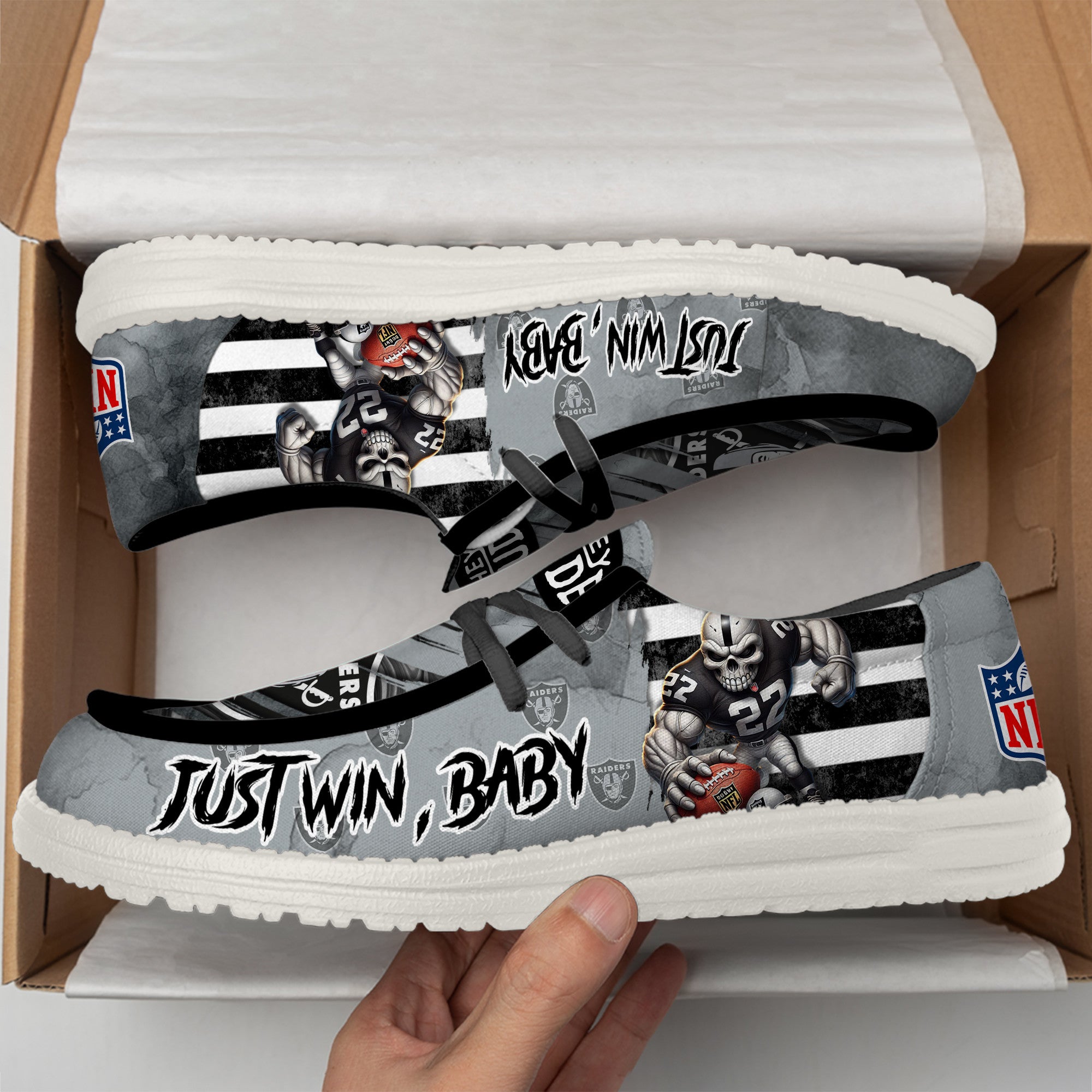 Las Vegas Raiders Lace Up Loafers 2026