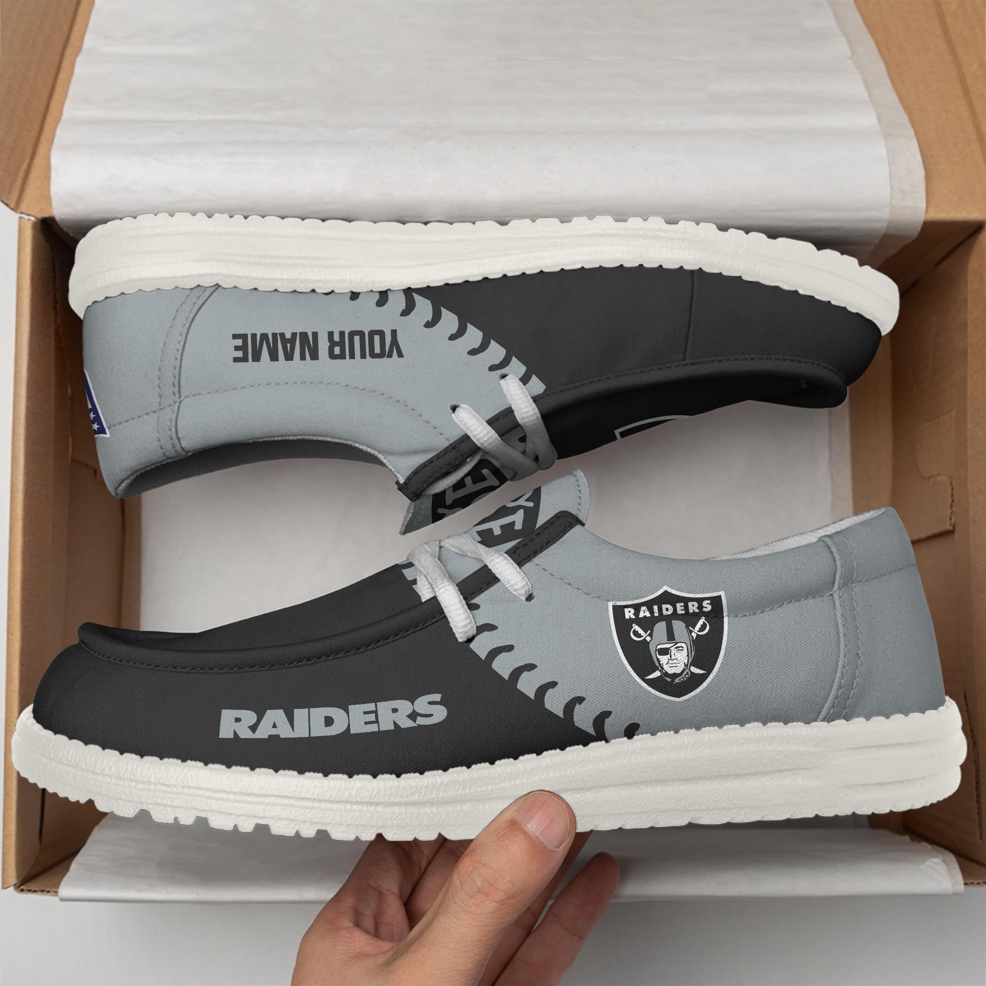 Las Vegas Raiders Lace Up Loafers 2026