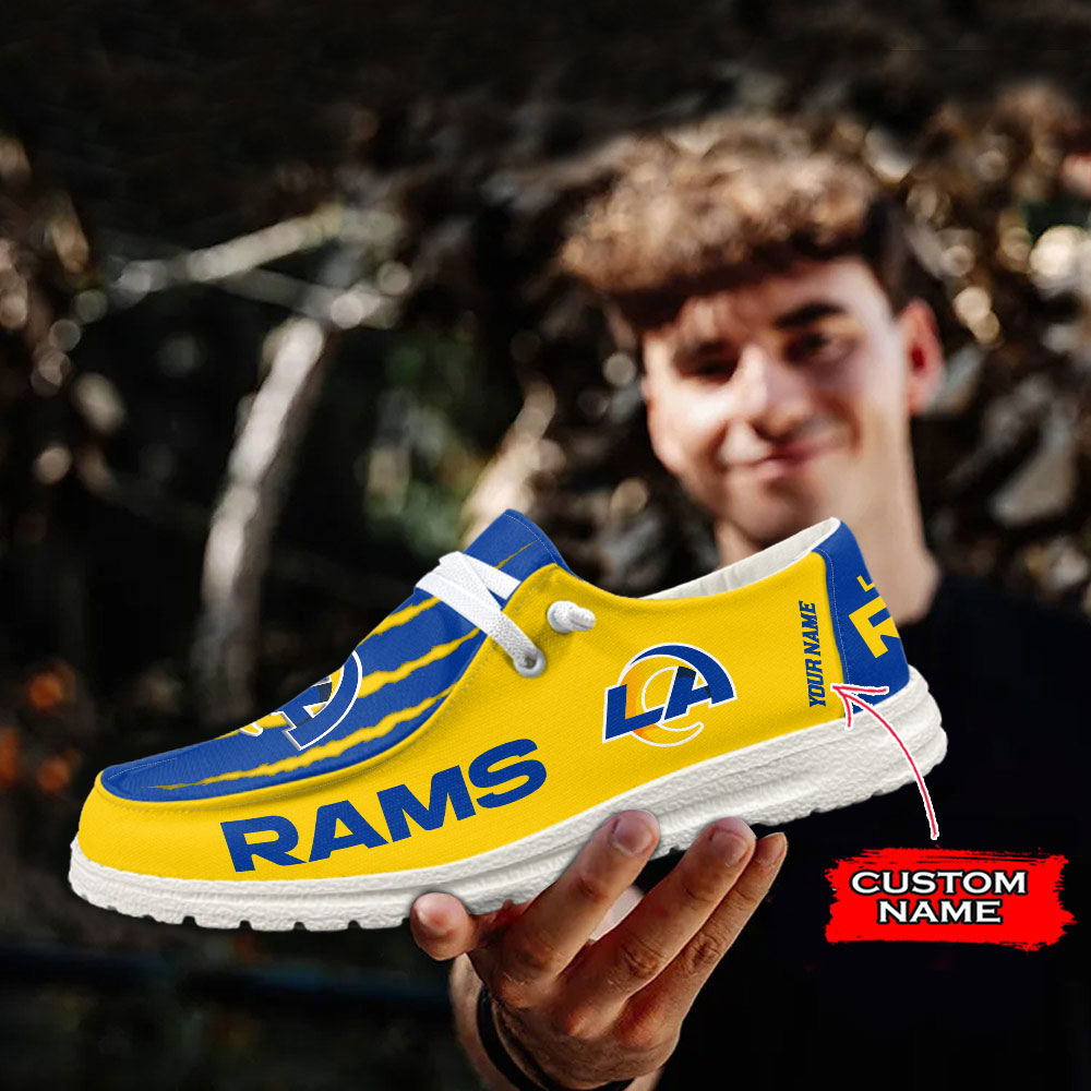 Los Angeles Rams Lace Up Loafers 2026