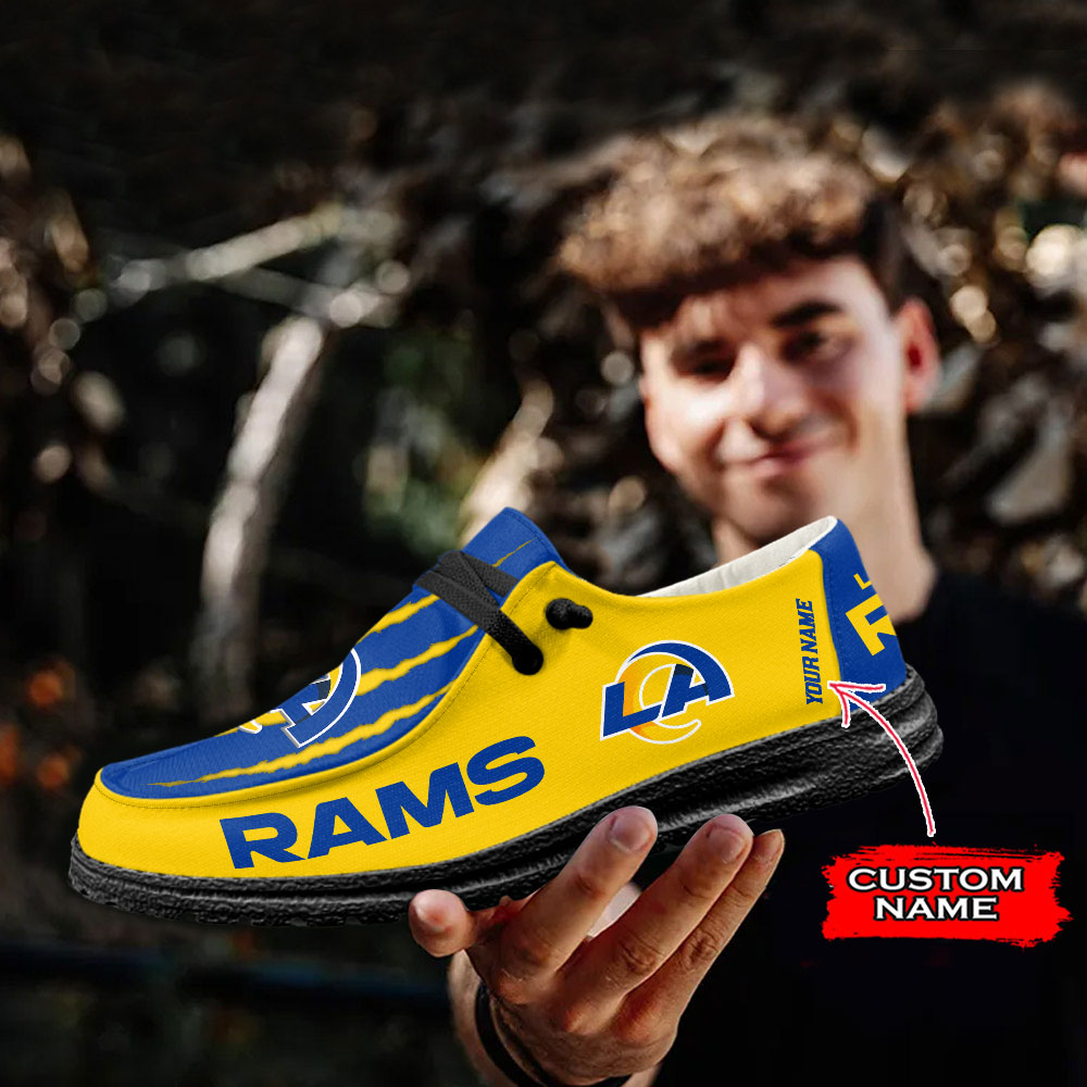 Los Angeles Rams Lace Up Loafers 2026