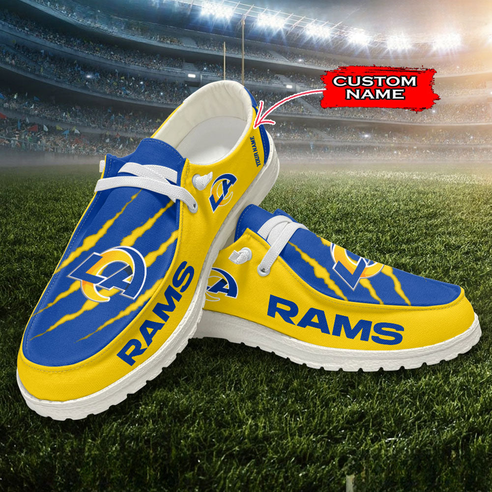 Los Angeles Rams Lace Up Loafers 2026
