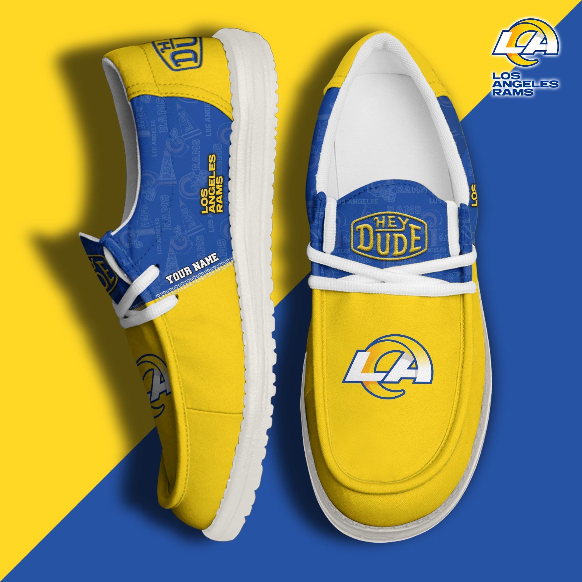 Los Angeles Rams Lace Up Loafers 2026