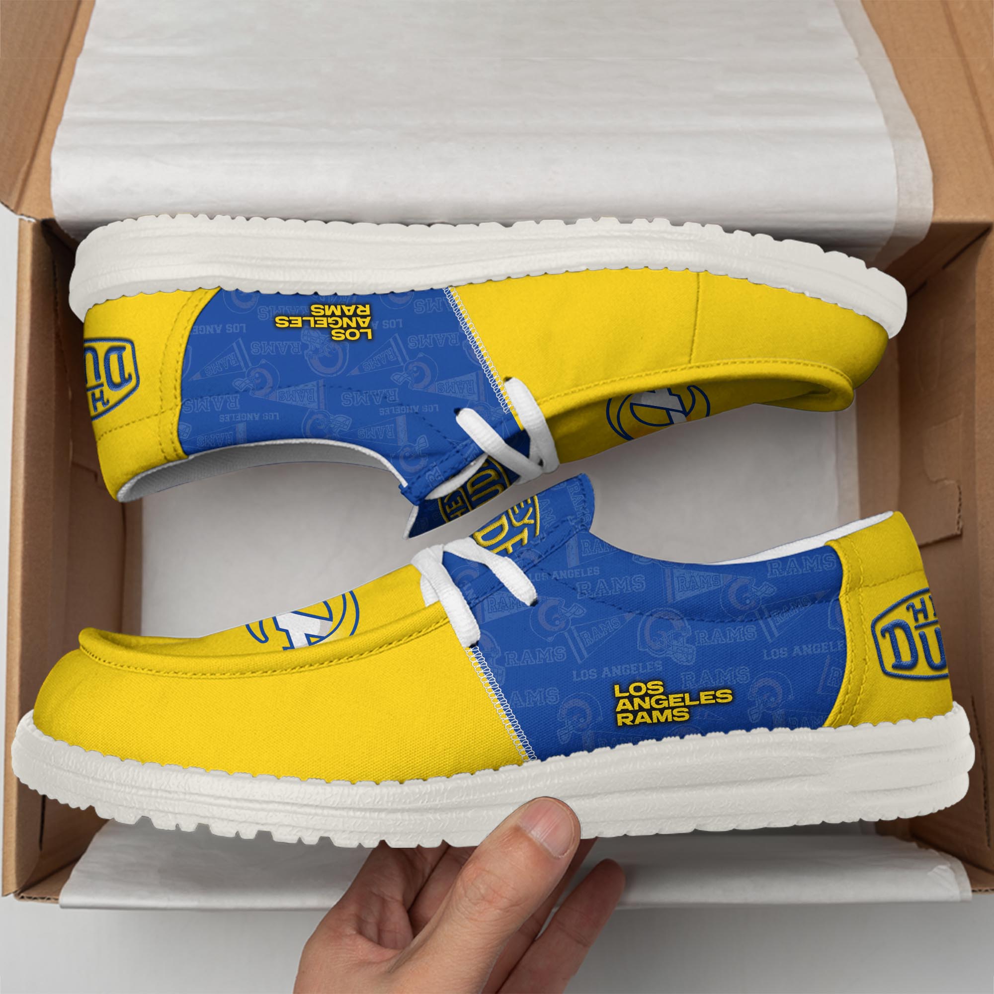 Los Angeles Rams Lace Up Loafers 2026
