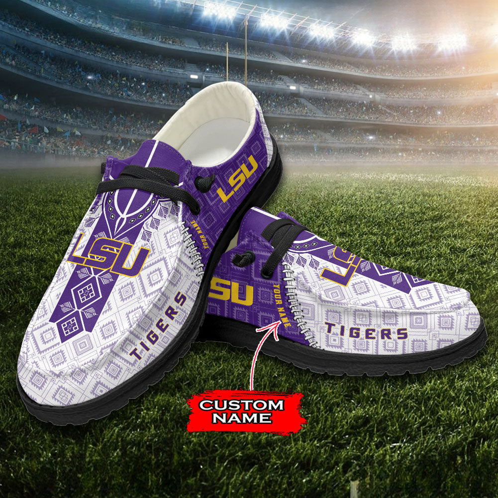 LSU Tigers Lace Up Loafers 2026