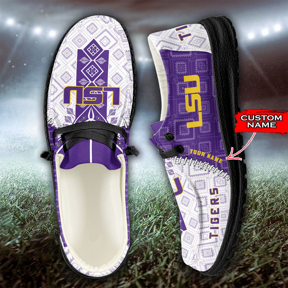 LSU Tigers Lace Up Loafers 2026