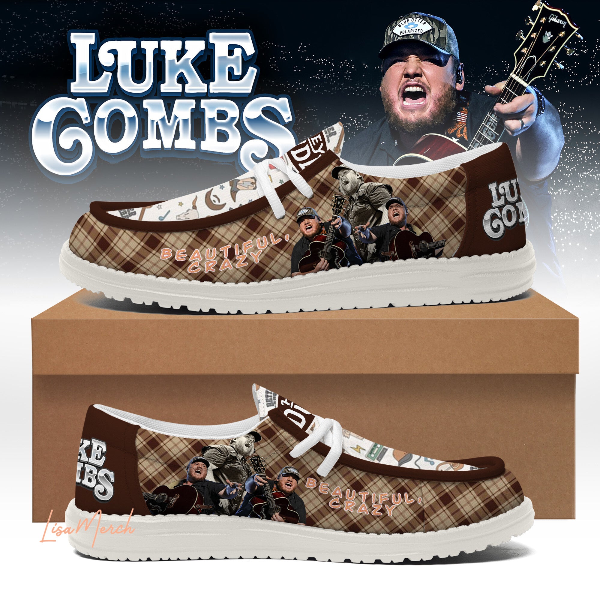 Luke Combs Lace Up Loafers 2026