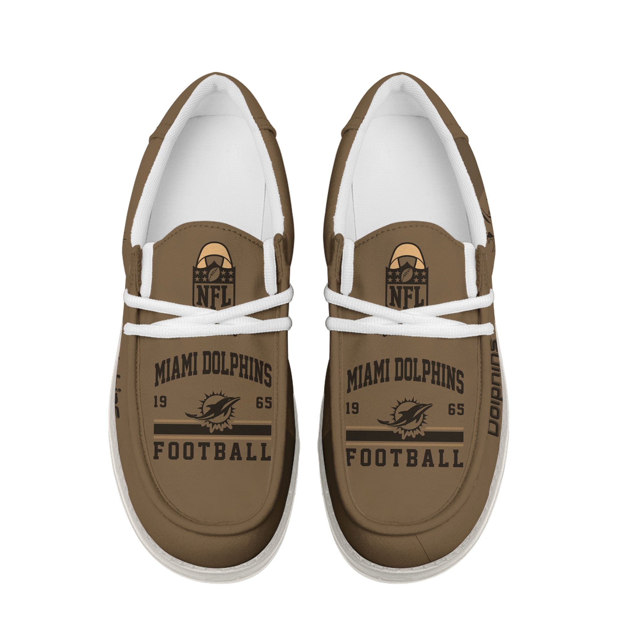 Miami Dolphins Lace Up Loafers 2026