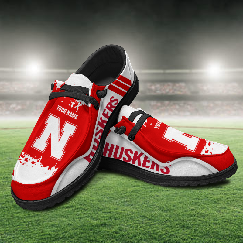 Nebraska Cornhuskers Lace Up Loafers 2026