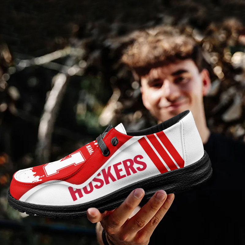 Nebraska Cornhuskers Lace Up Loafers 2026