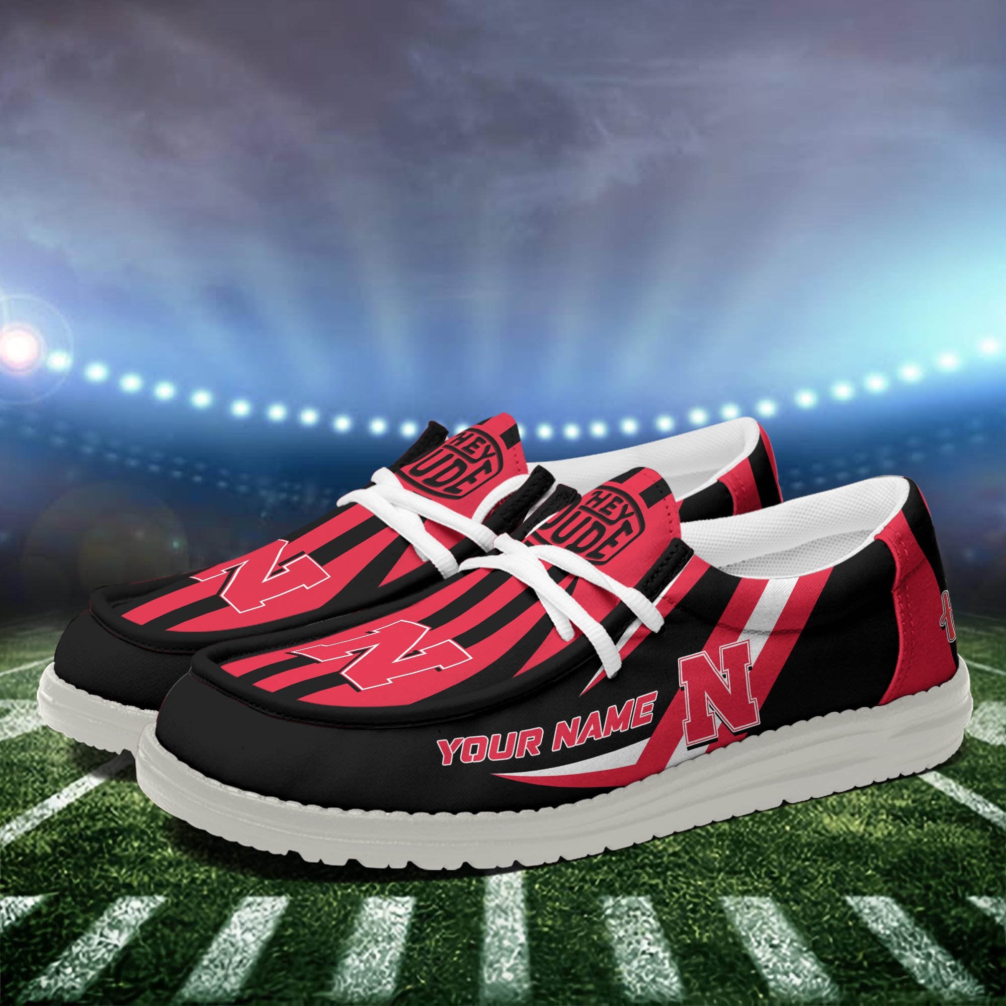 Nebraska Cornhuskers Lace Up Loafers 2026
