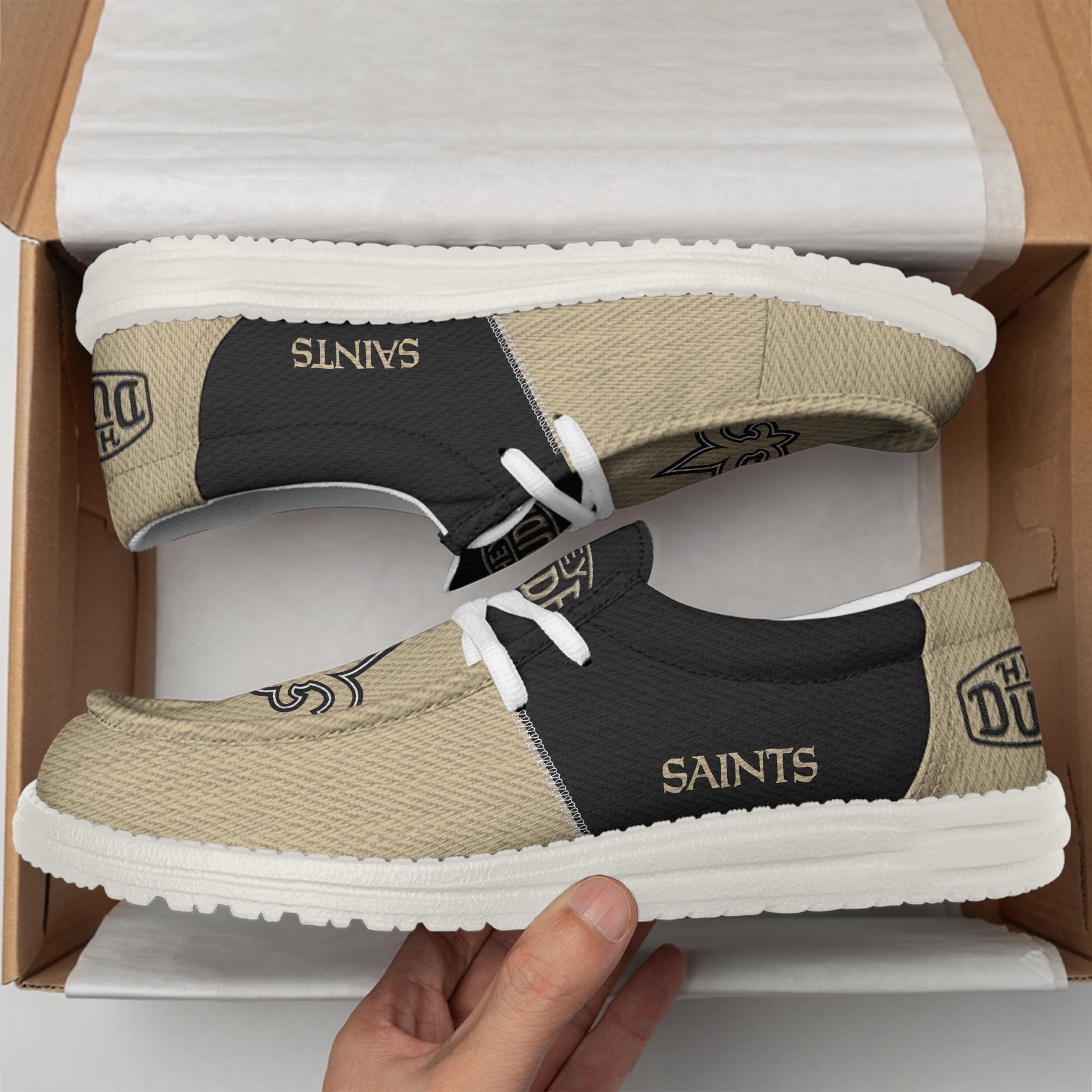 New Orleans Saints Lace Up Loafers 2026