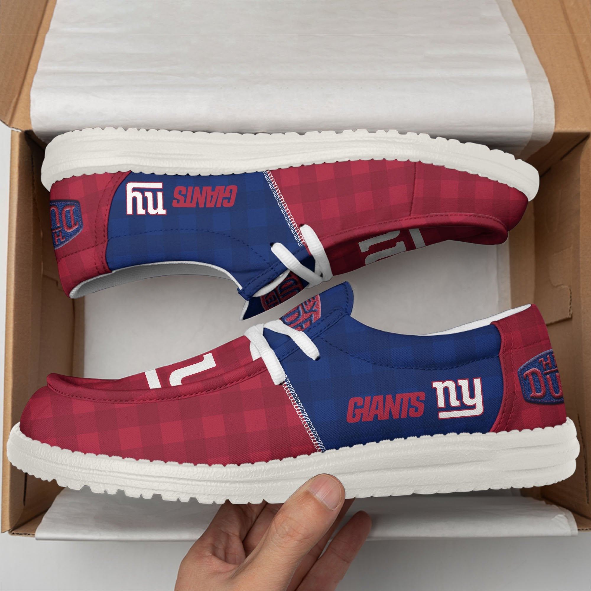 New York Giants Lace Up Loafers 2026