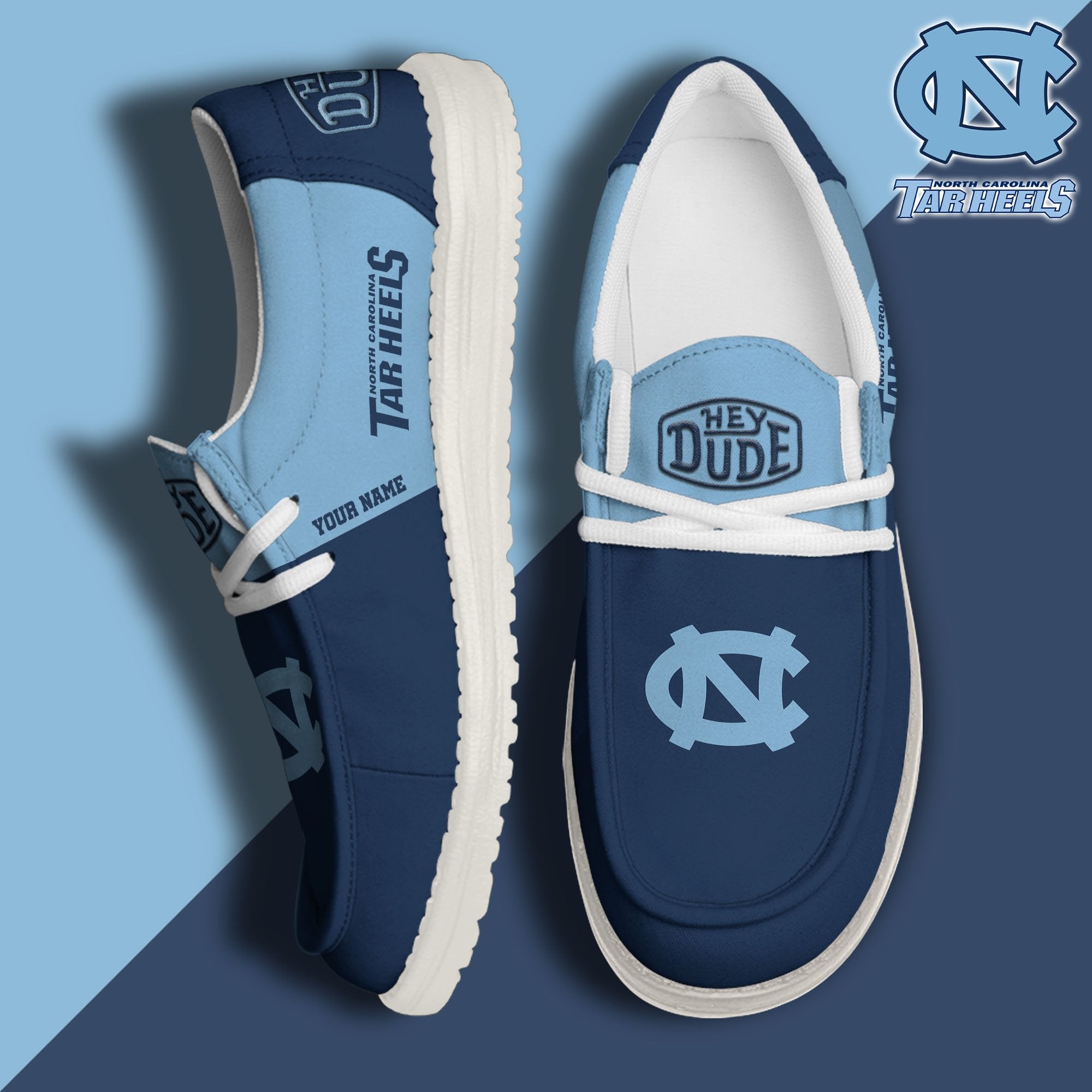 North Carolina Tar Heels Lace Up Loafers 2026