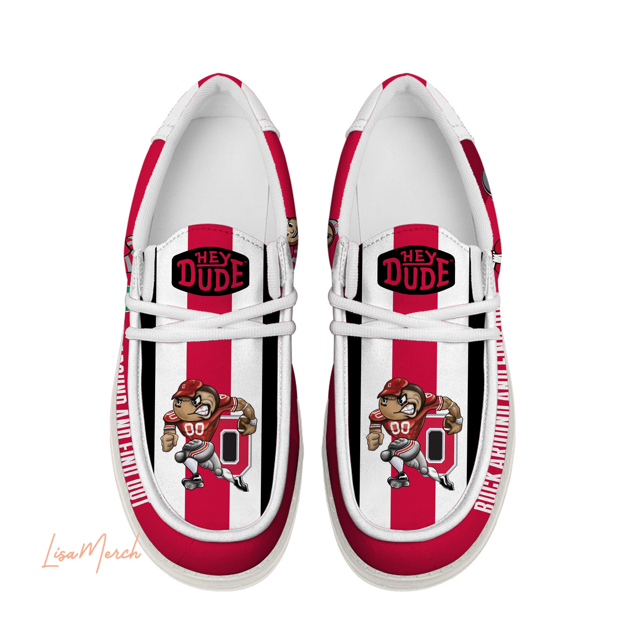 Ohio State Buckeyes Lace Up Loafers 2026