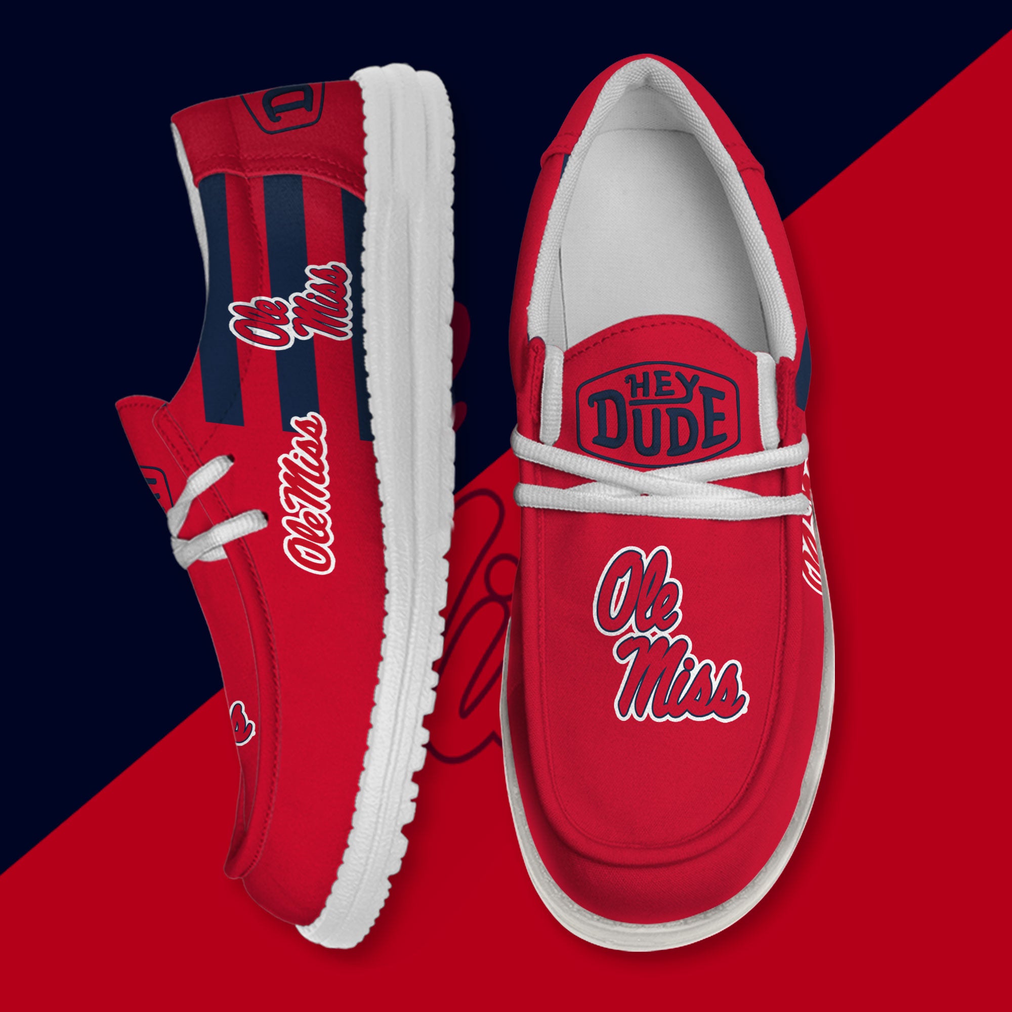 Ole Miss Rebels Lace Up Loafers 2026