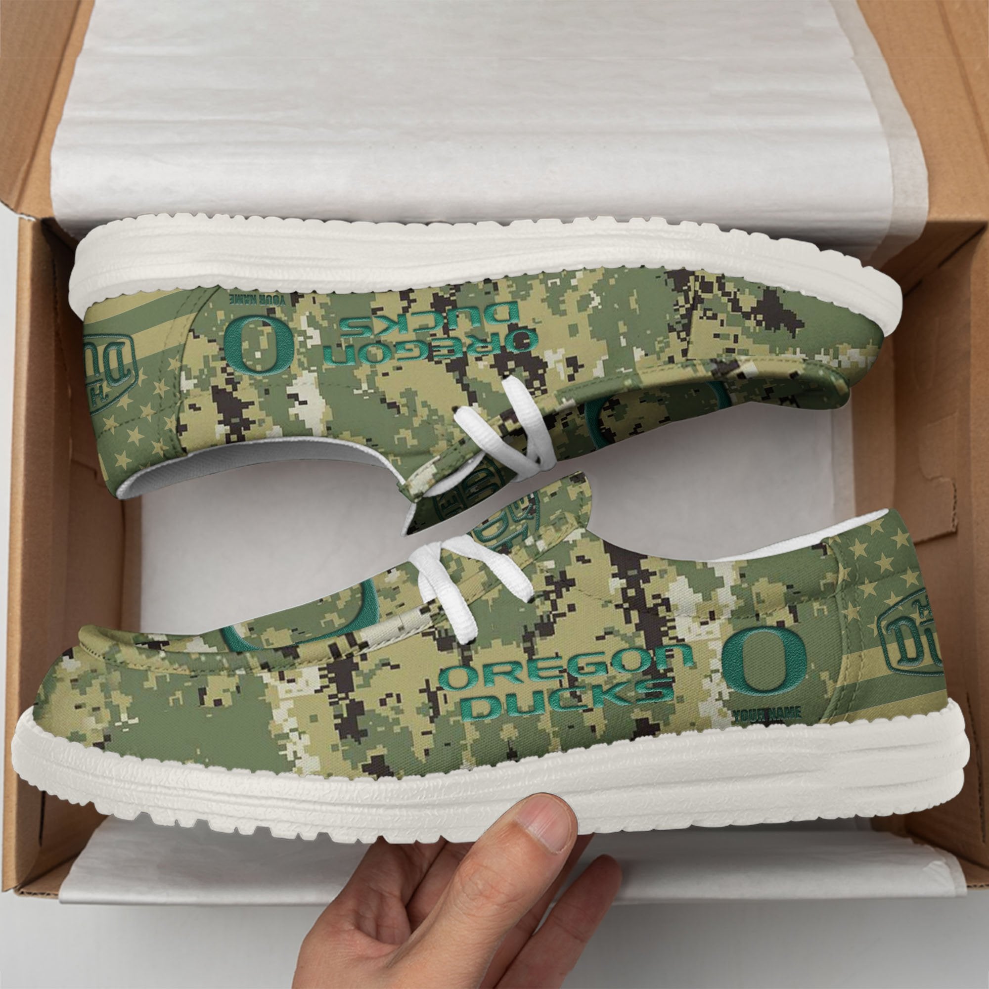 Oregon Ducks Lace Up Loafers 2026