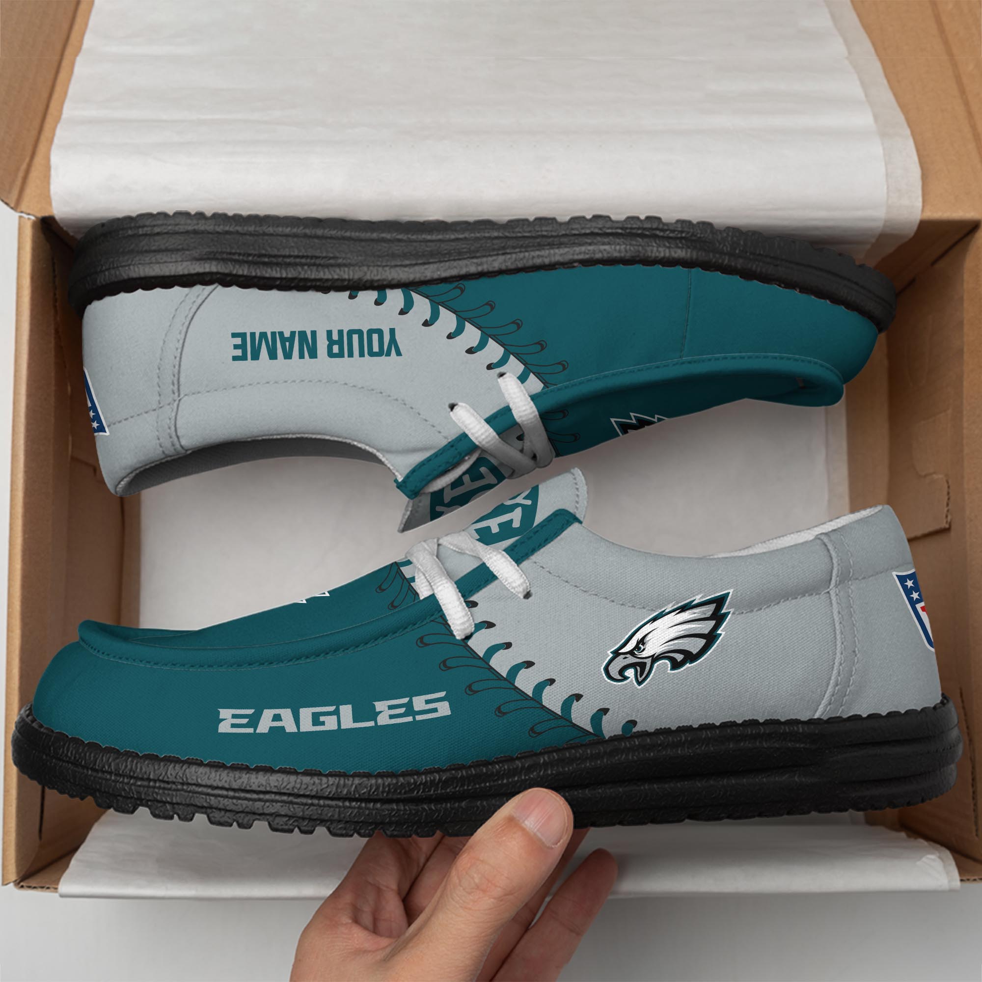 Philadelphia Eagles Lace Up Loafers 2026
