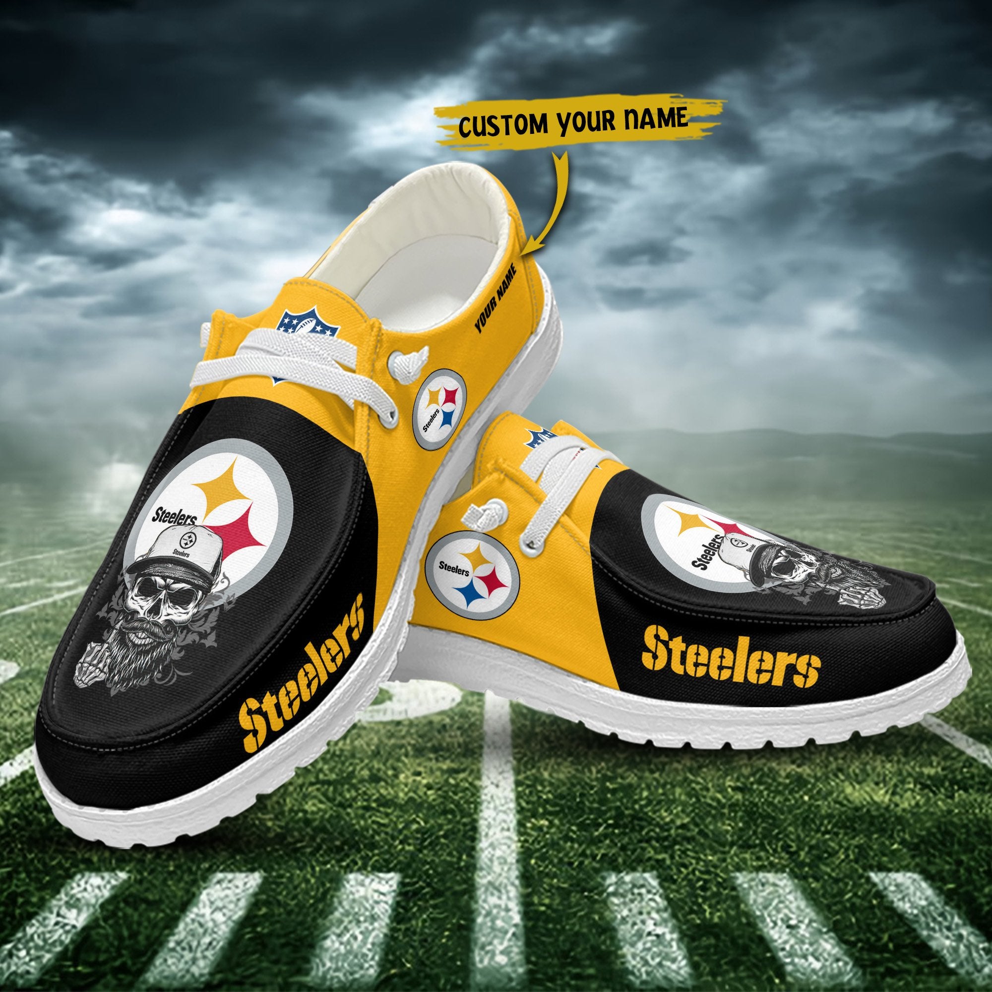Pittsburgh Steelers Lace Up Loafers 2026