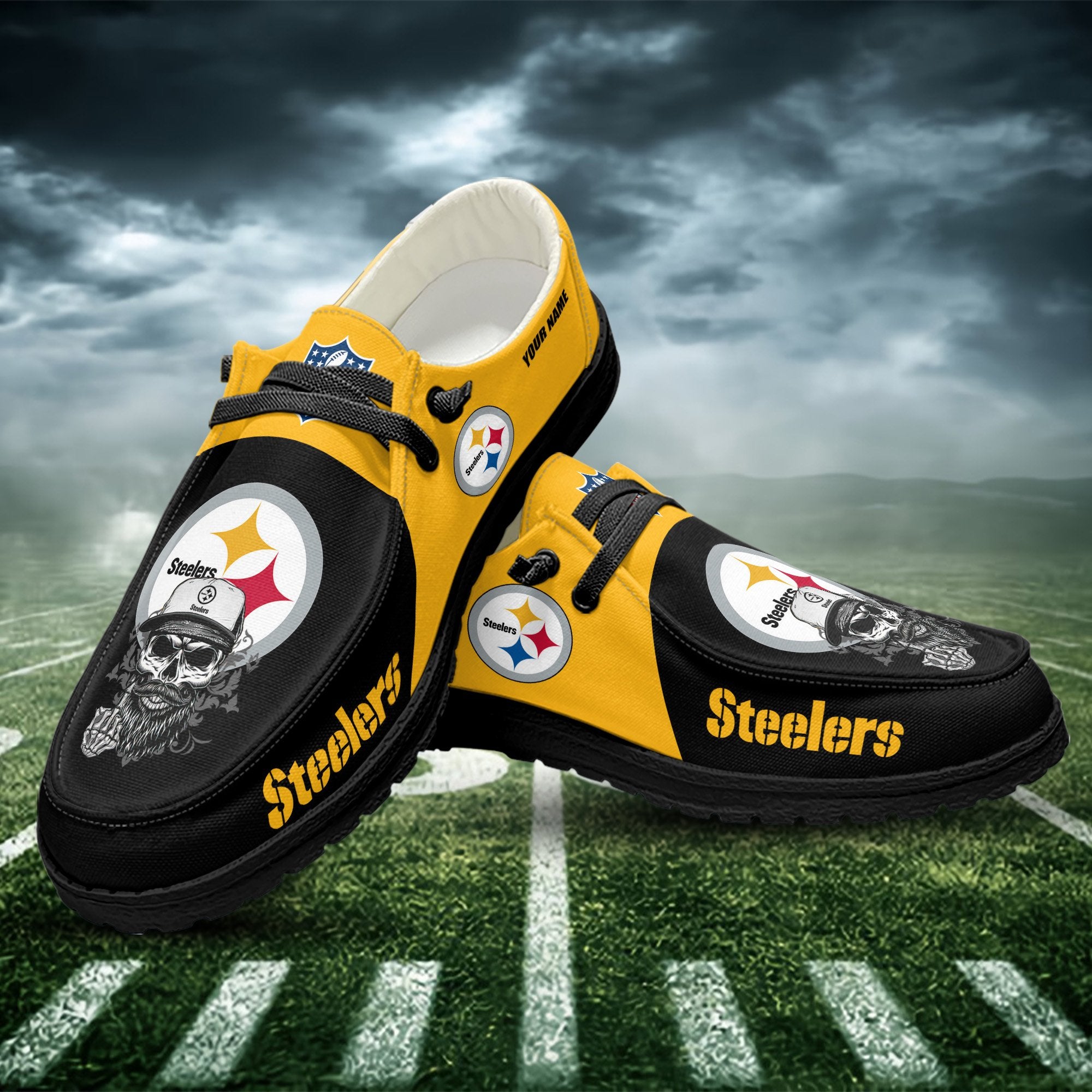 Pittsburgh Steelers Lace Up Loafers 2026