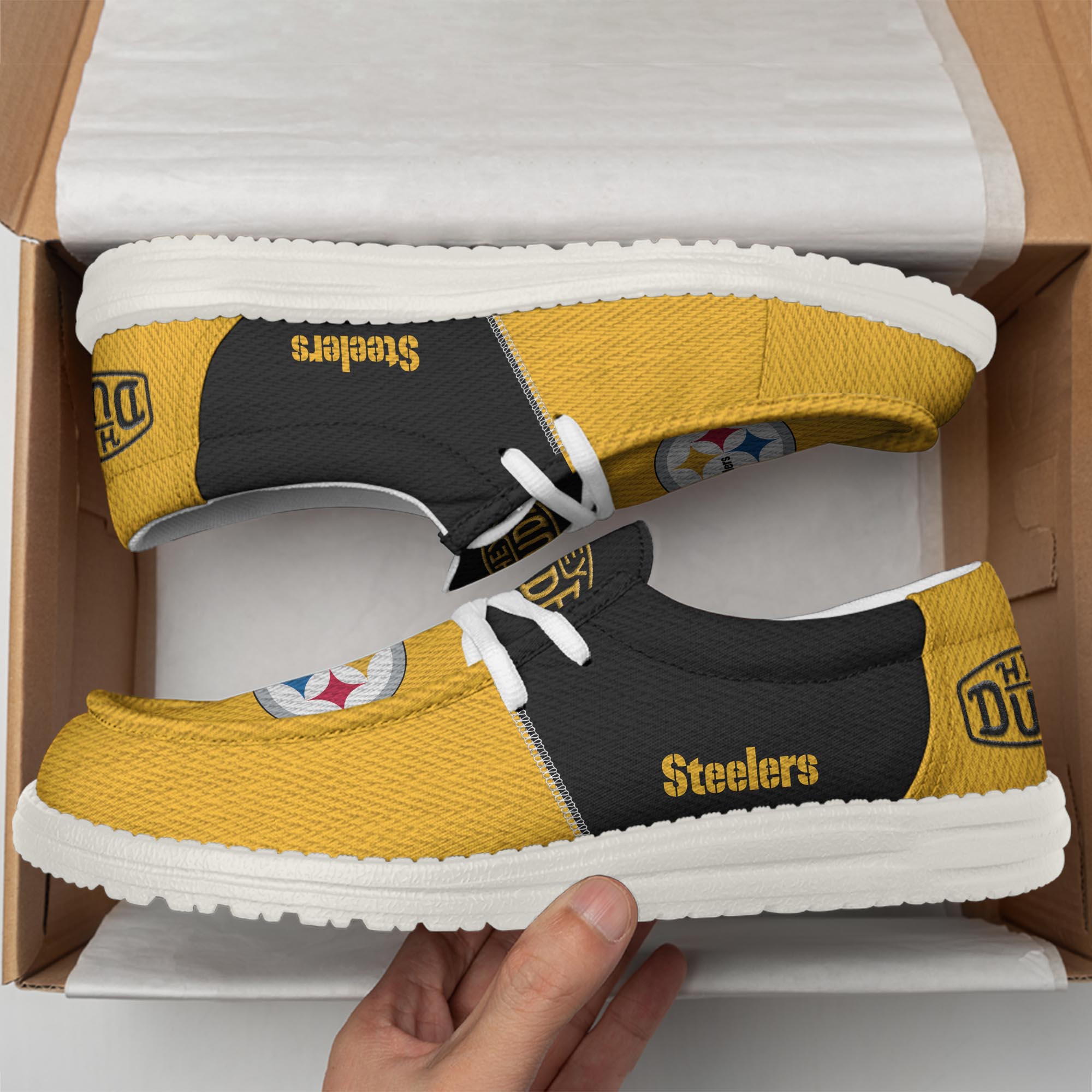 Pittsburgh Steelers Lace Up Loafers 2026