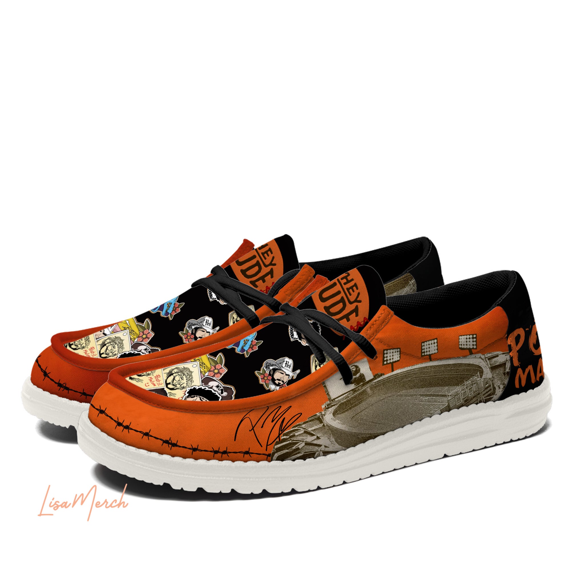 Post Malone Lace Up Loafers 2026