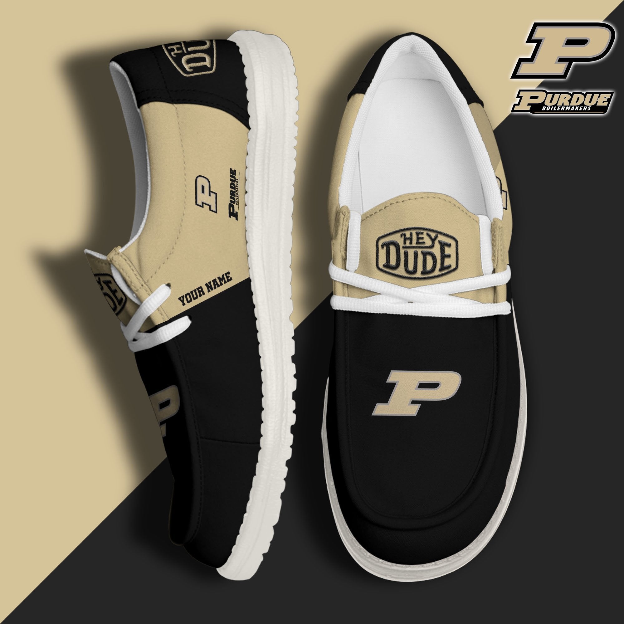 Purdue Boilermakers Lace Up Loafers 2026