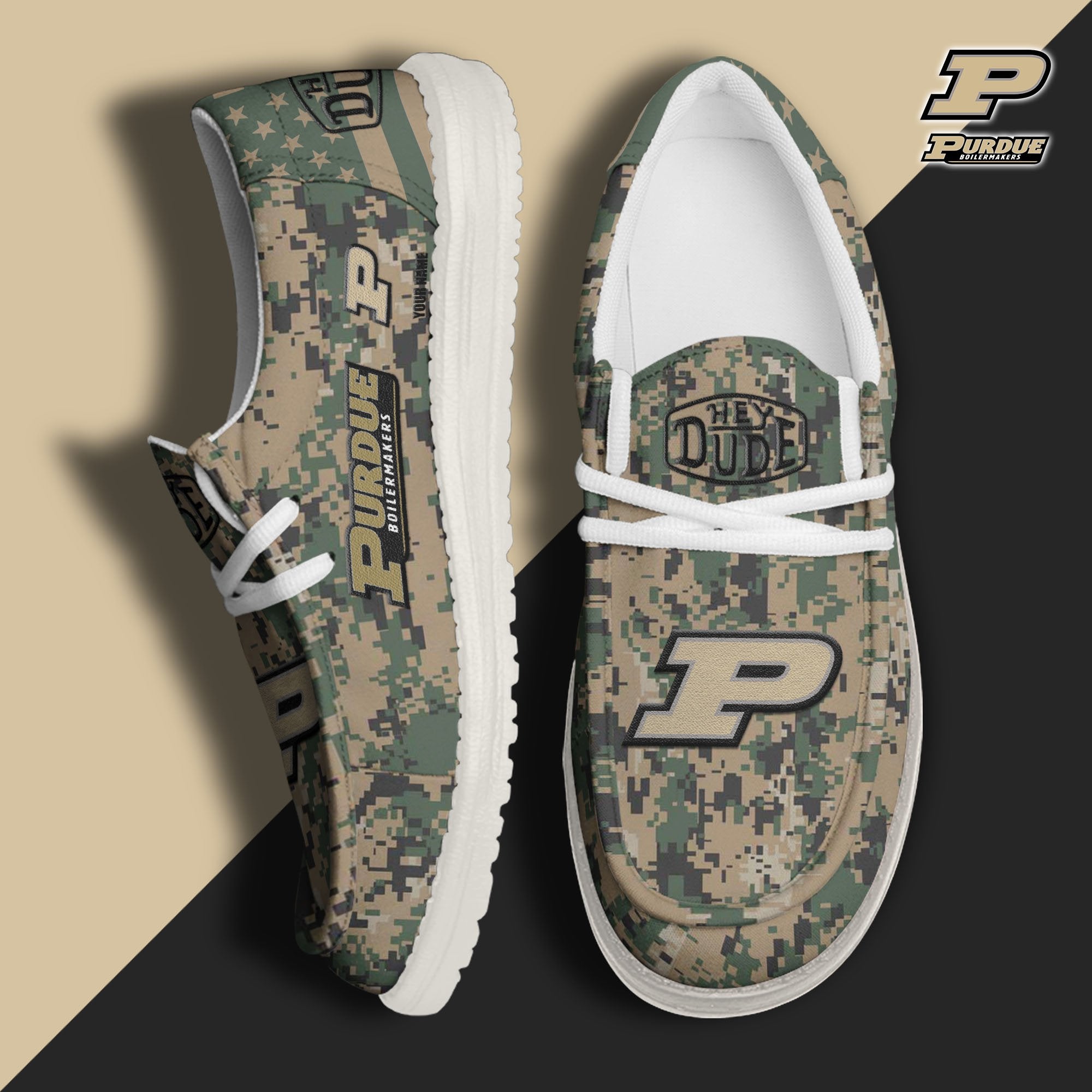 Purdue Boilermakers Lace Up Loafers 2026