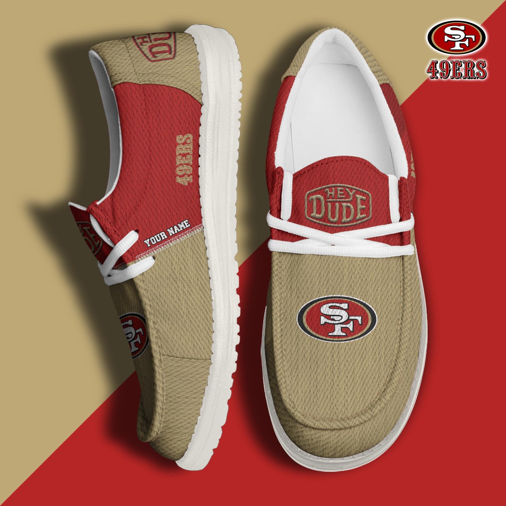 San Francisco 49ers Lace Up Loafers 2026