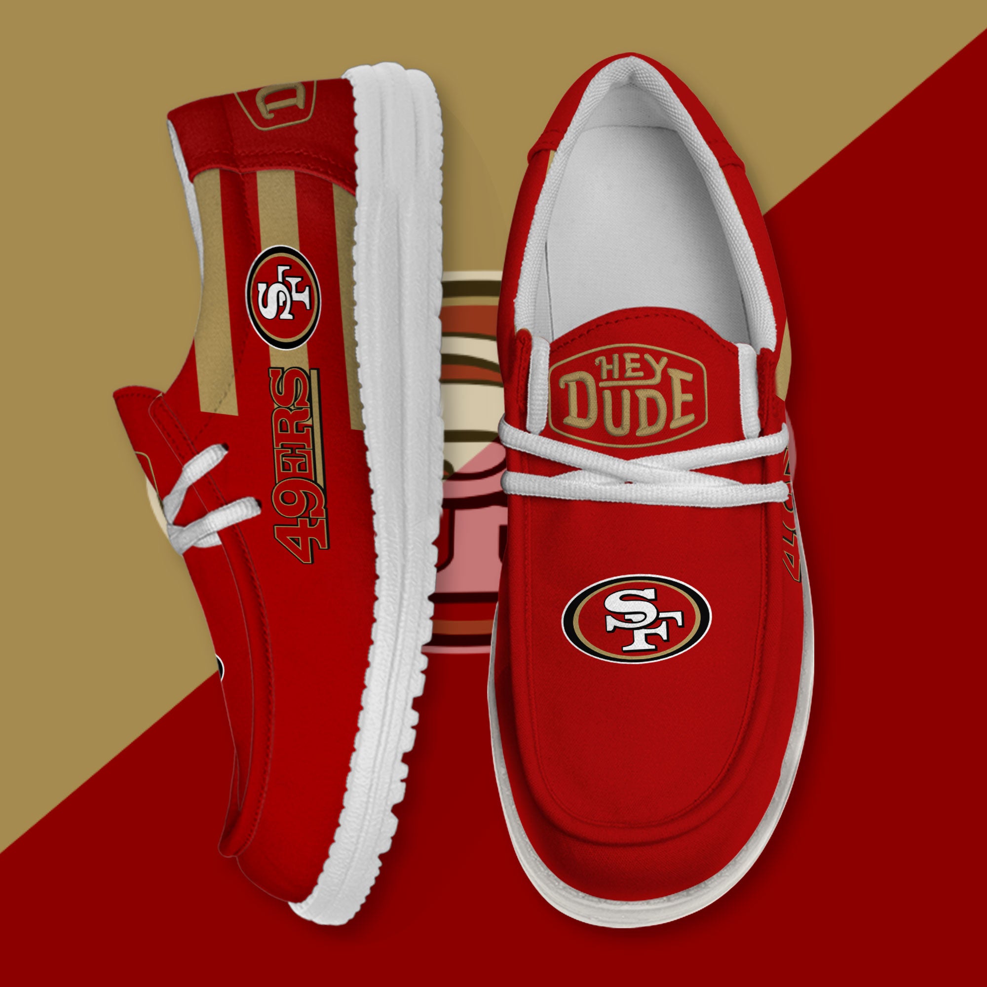 San Francisco 49ers Lace Up Loafers 2026