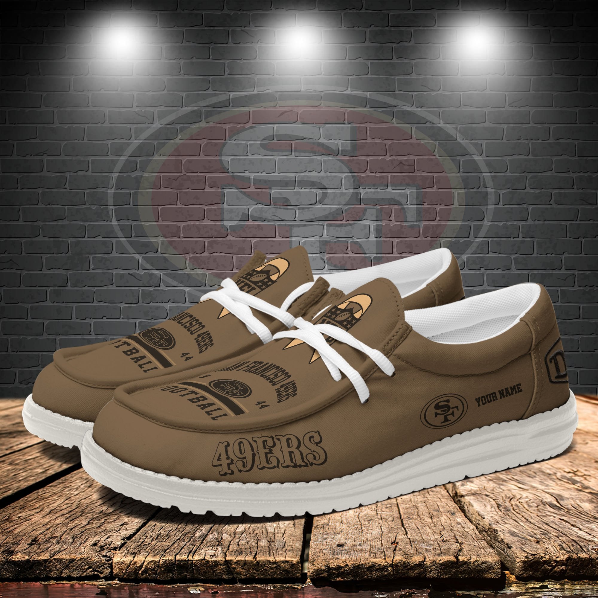 San Francisco 49ers Lace Up Loafers 2026