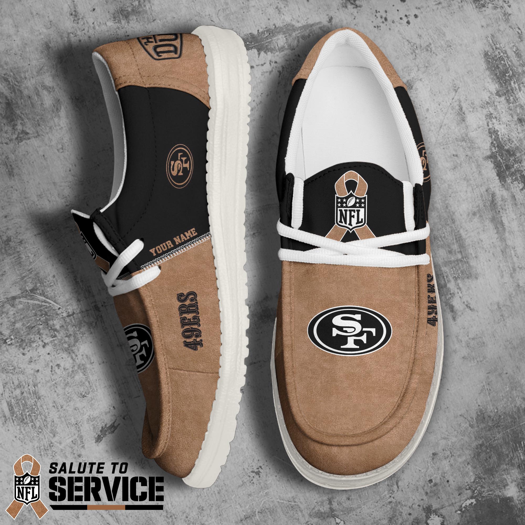 San Francisco 49ers Lace Up Loafers 2026