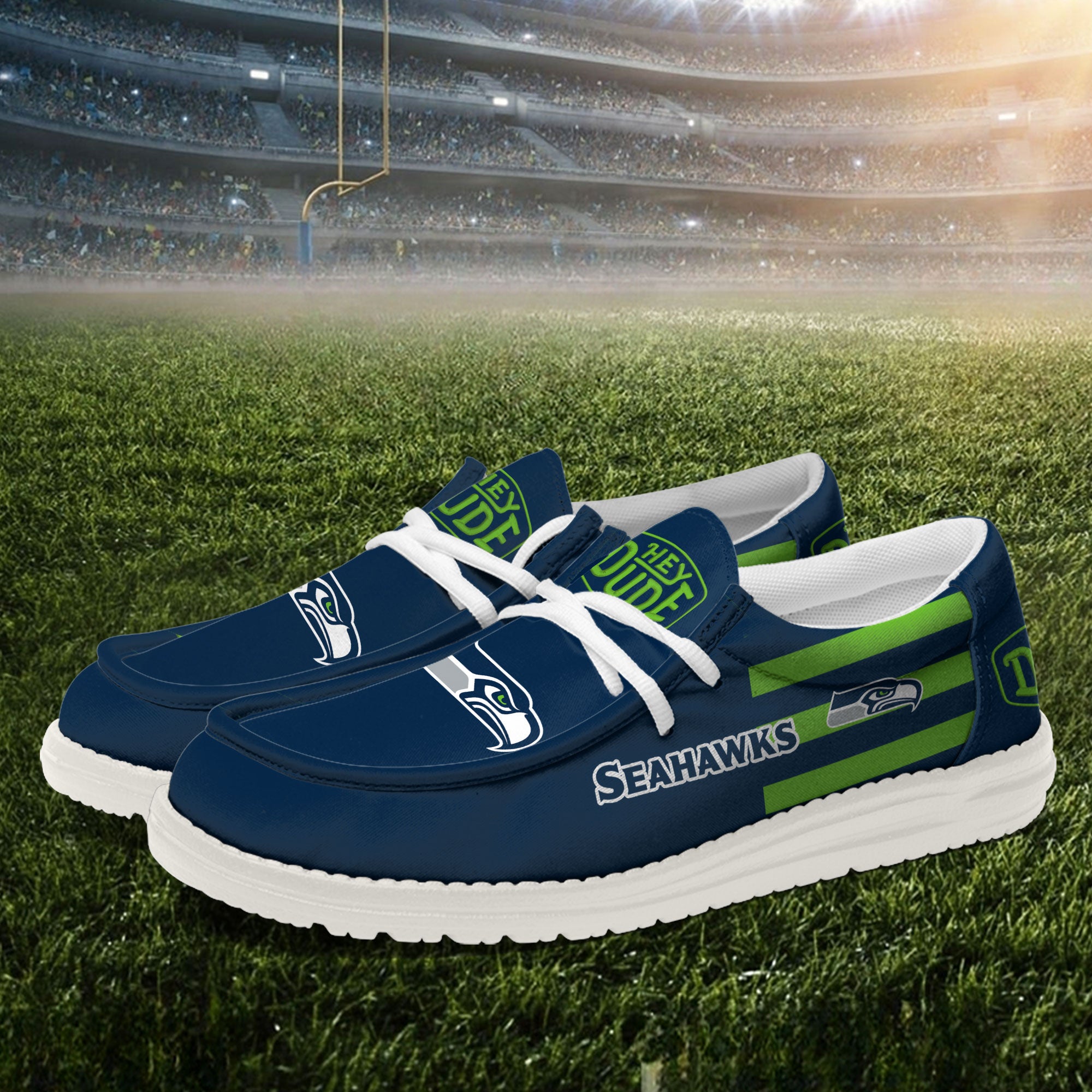 Seattle Seahawks Lace Up Loafers 2026