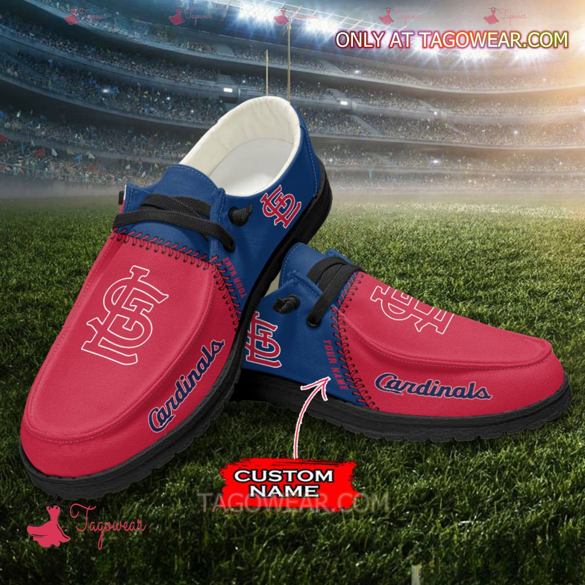 St Louis Cardinals Lace Up Loafers 2026