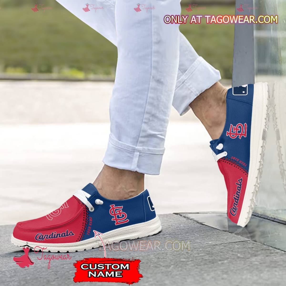 St Louis Cardinals Lace Up Loafers 2026