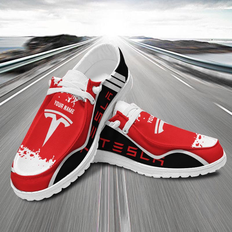 Teslas Lace Up Loafers 2026