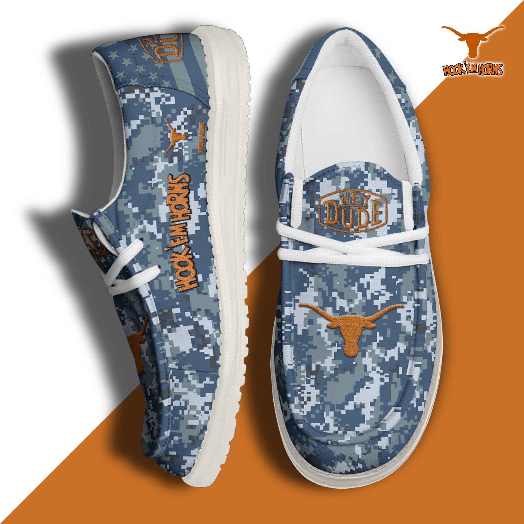 Texas Longhorns Lace Up Loafers 2026