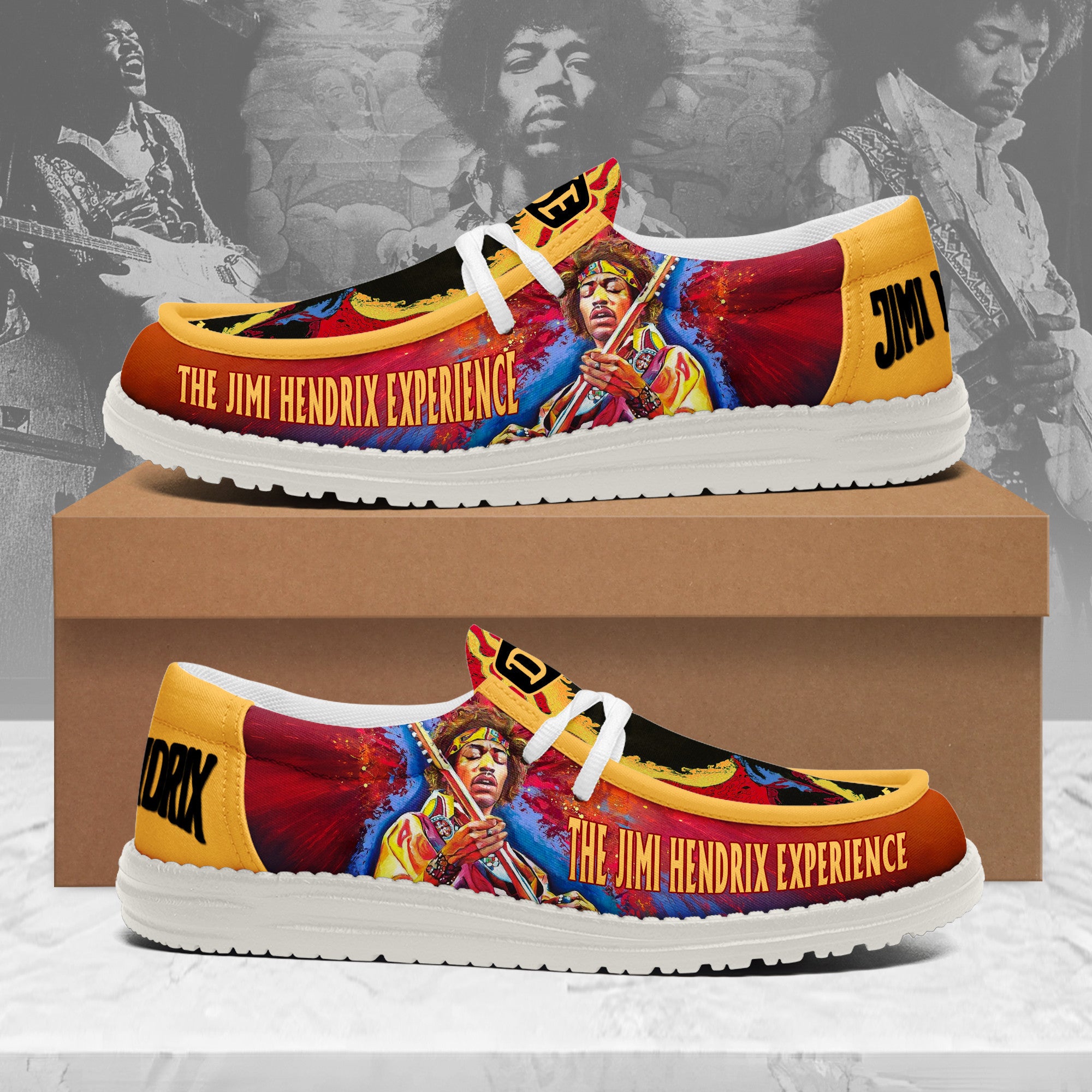The Jimi Hendrix Experience Lace Up Loafers 2026