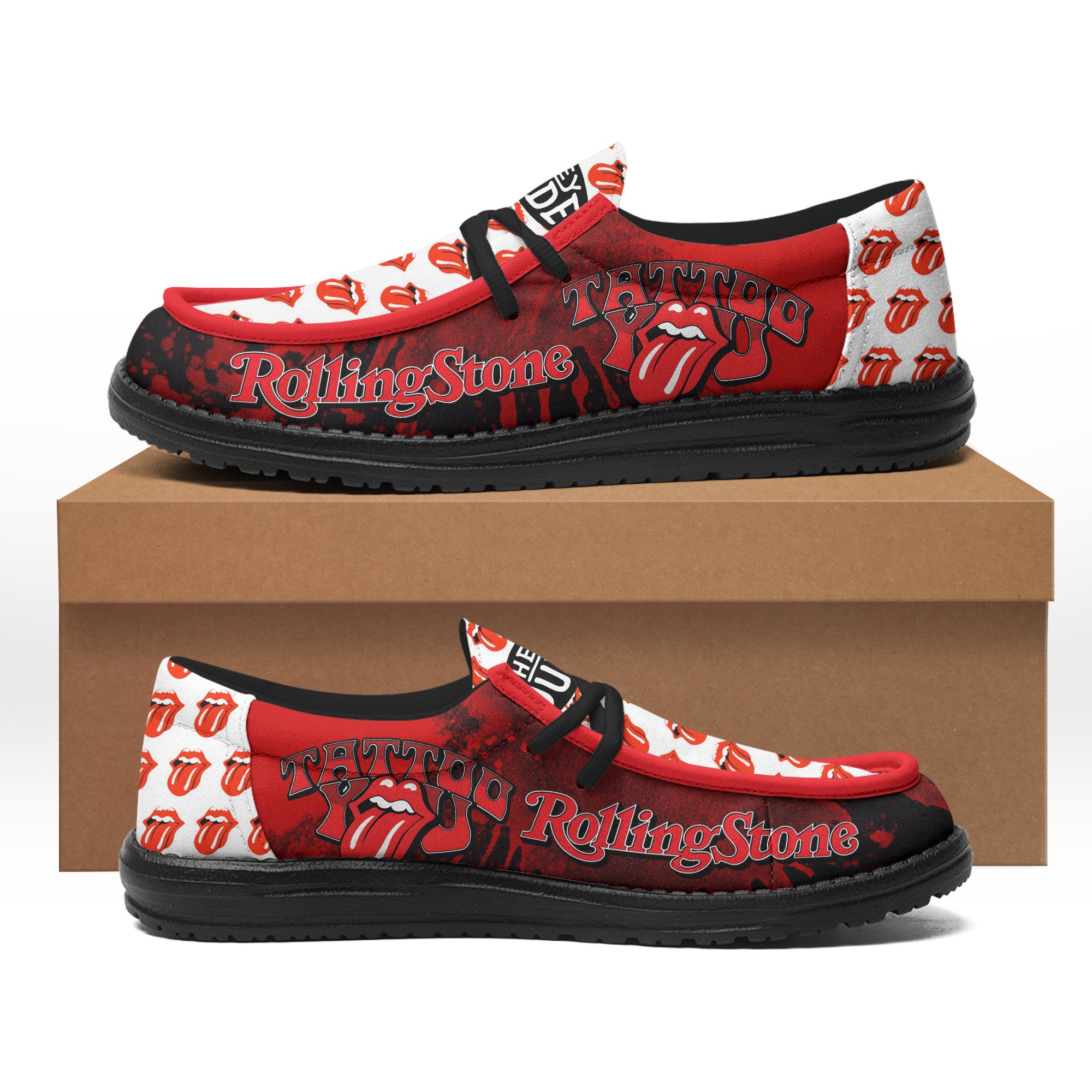 The Rolling Stones Lace Up Loafers 2026