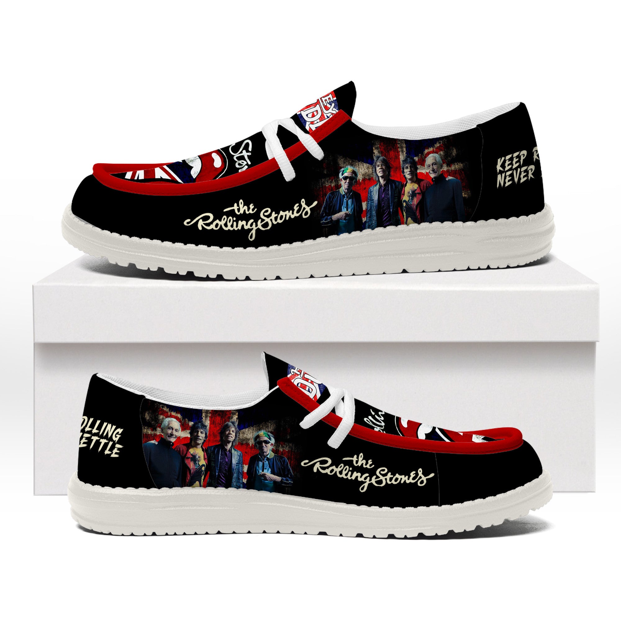 The Rolling Stones Lace Up Loafers 2026