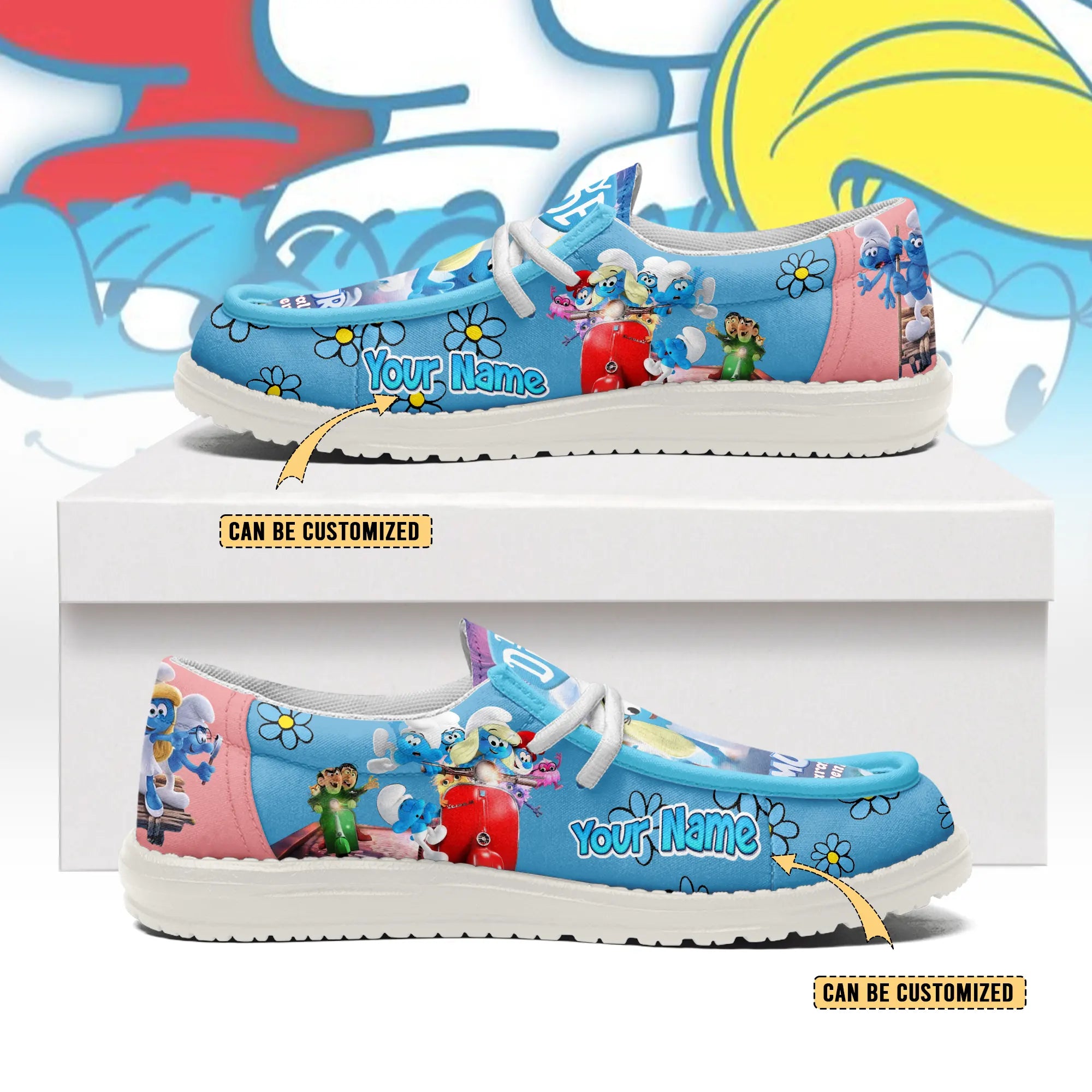 The Smurfs Lace Up Loafers 2026