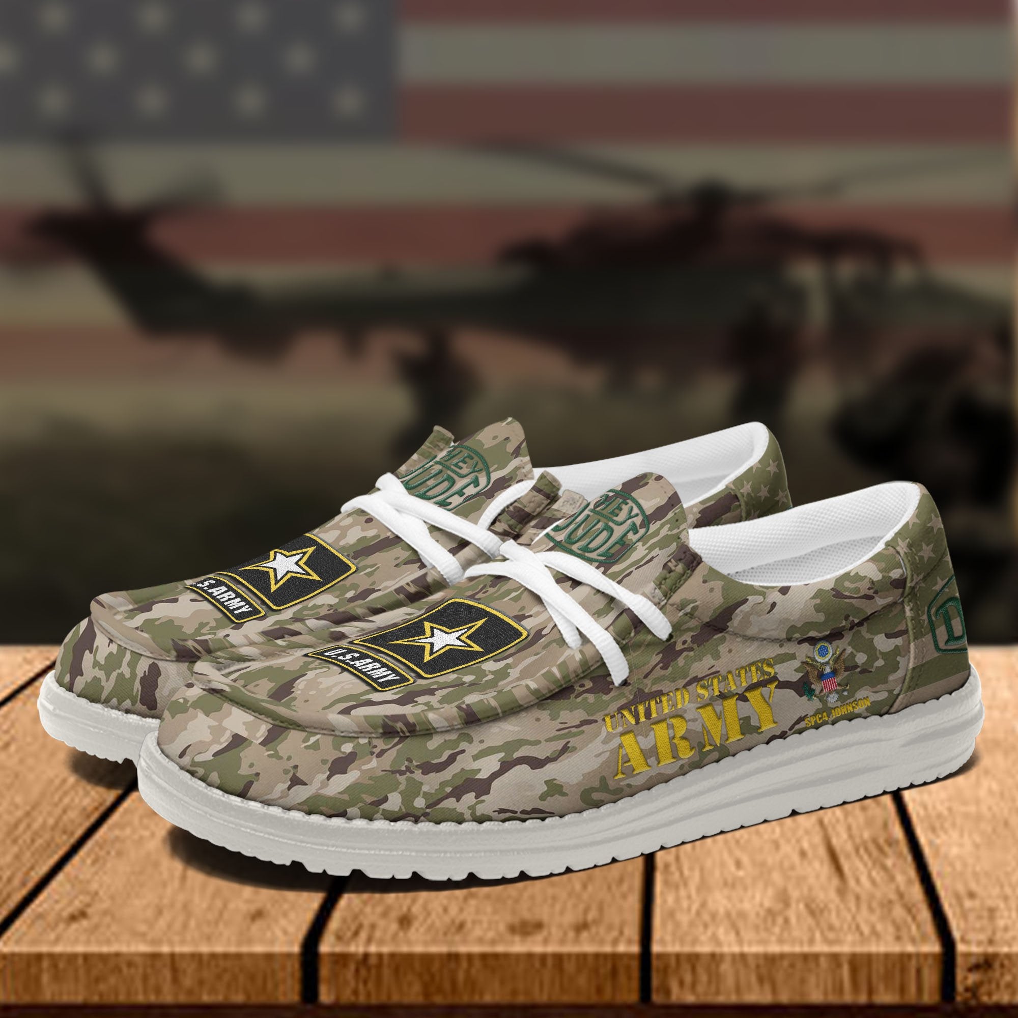 U.S. Army Lace Up Loafers 2026