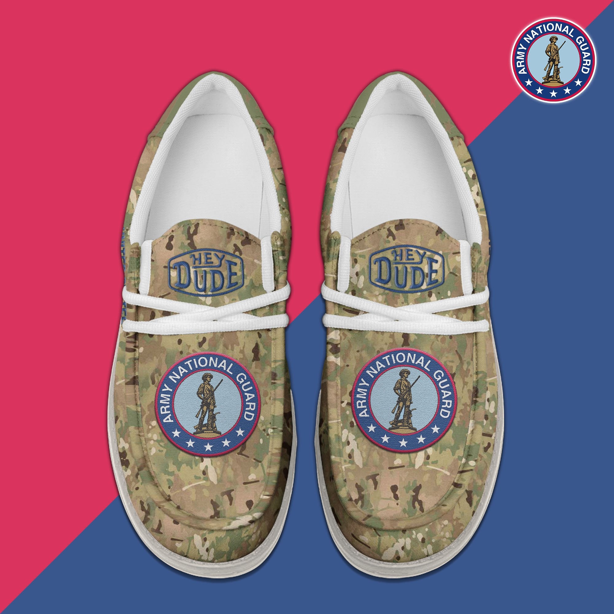US National Guard Lace Up Loafers 2026