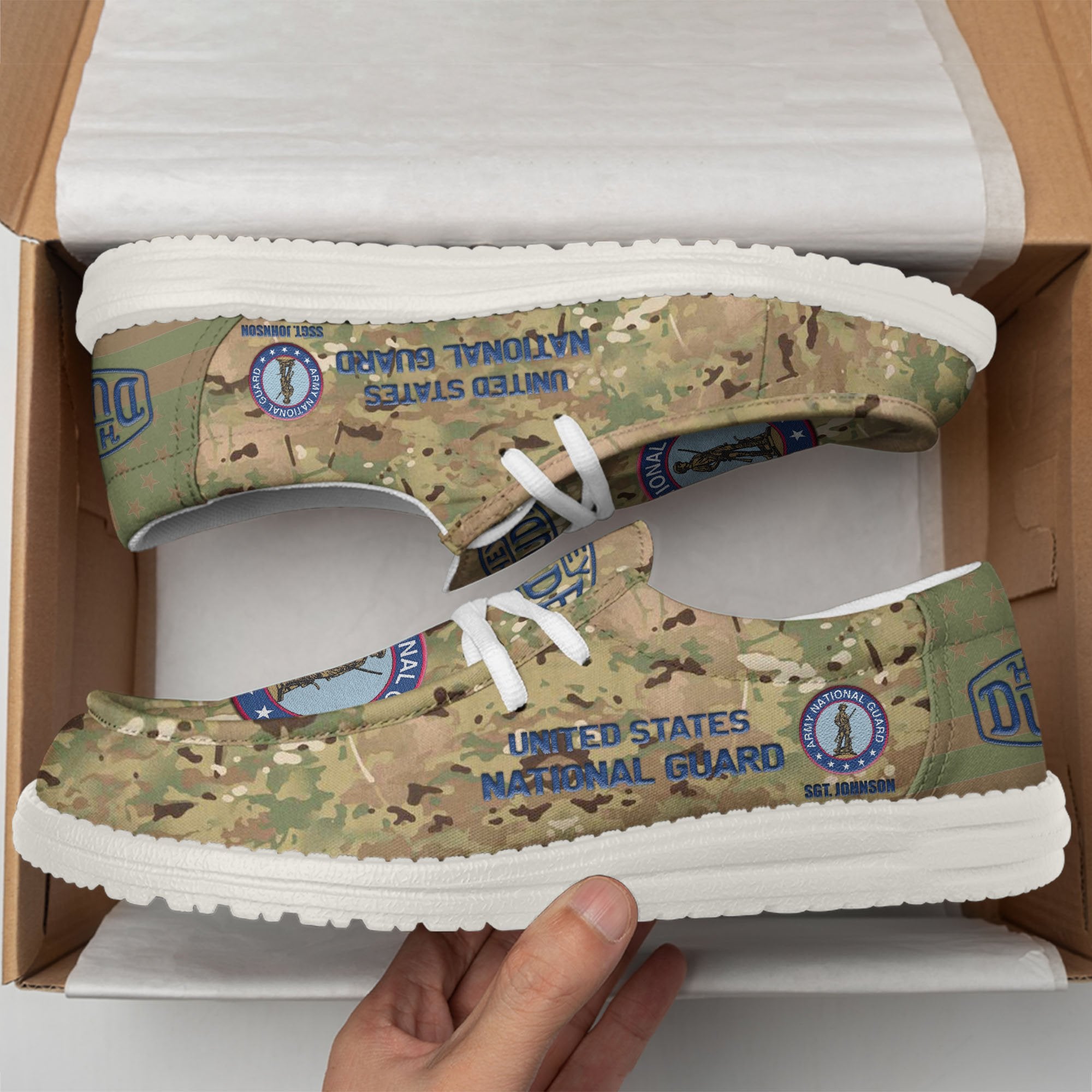 US National Guard Lace Up Loafers 2026
