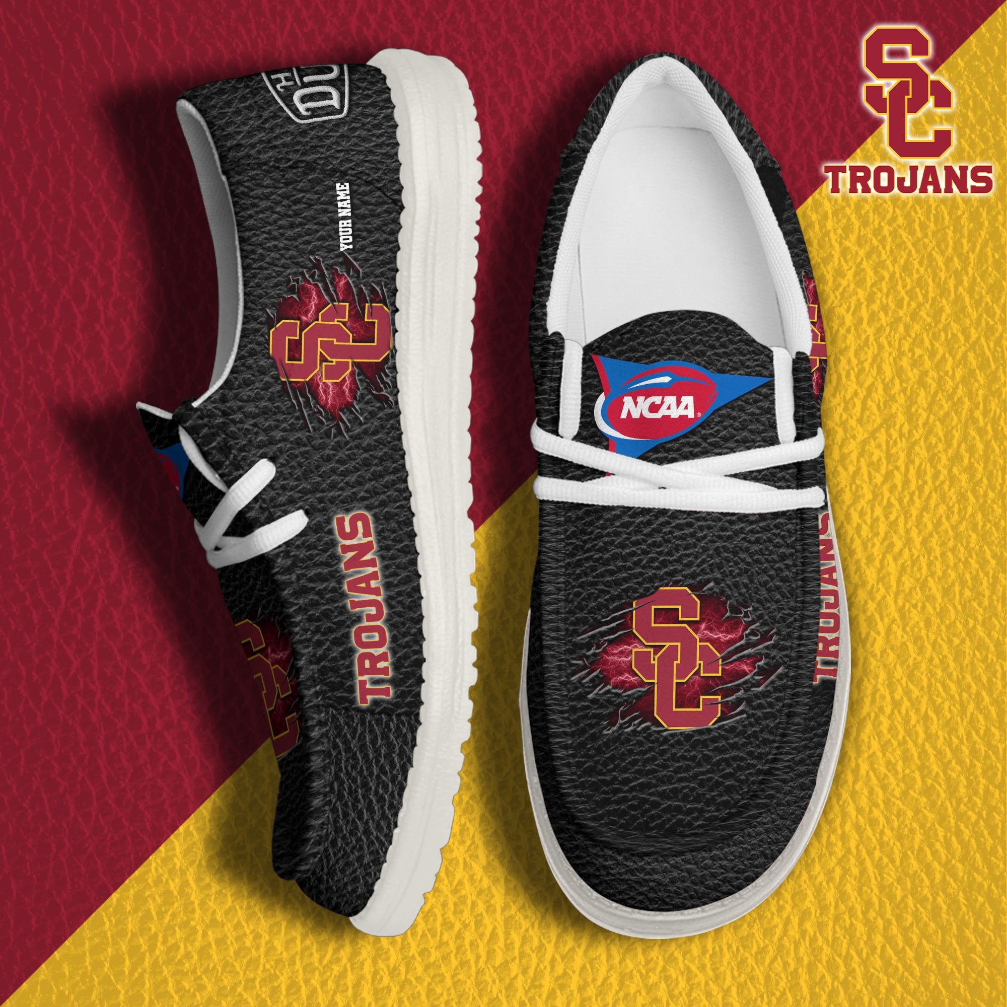 USC Trojans Lace Up Loafers 2026