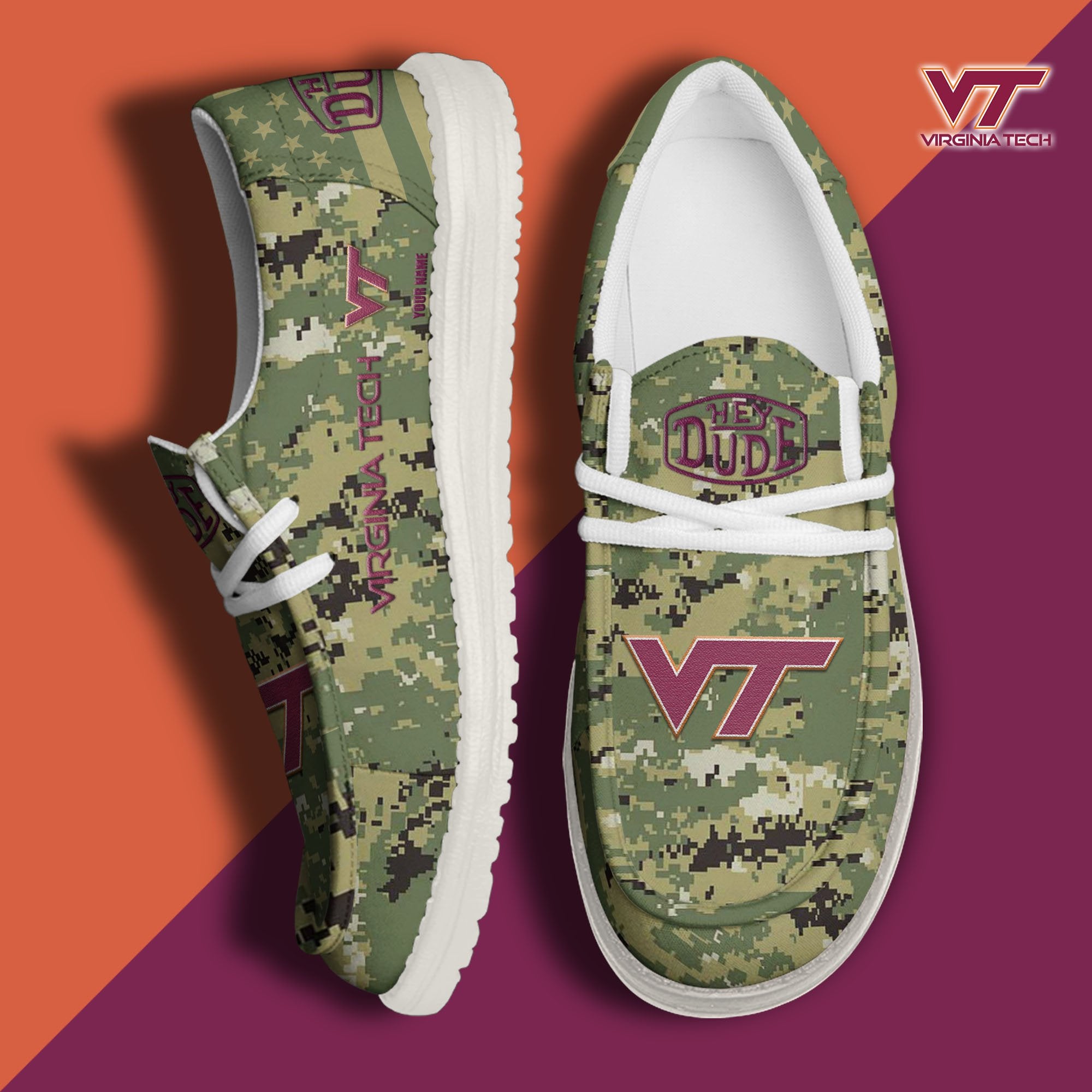 Virginia Tech Hokies Lace Up Loafers 2026