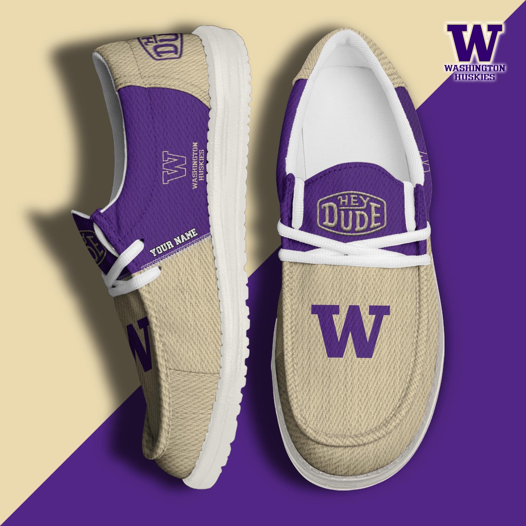 Washington Huskies Lace Up Loafers 2026