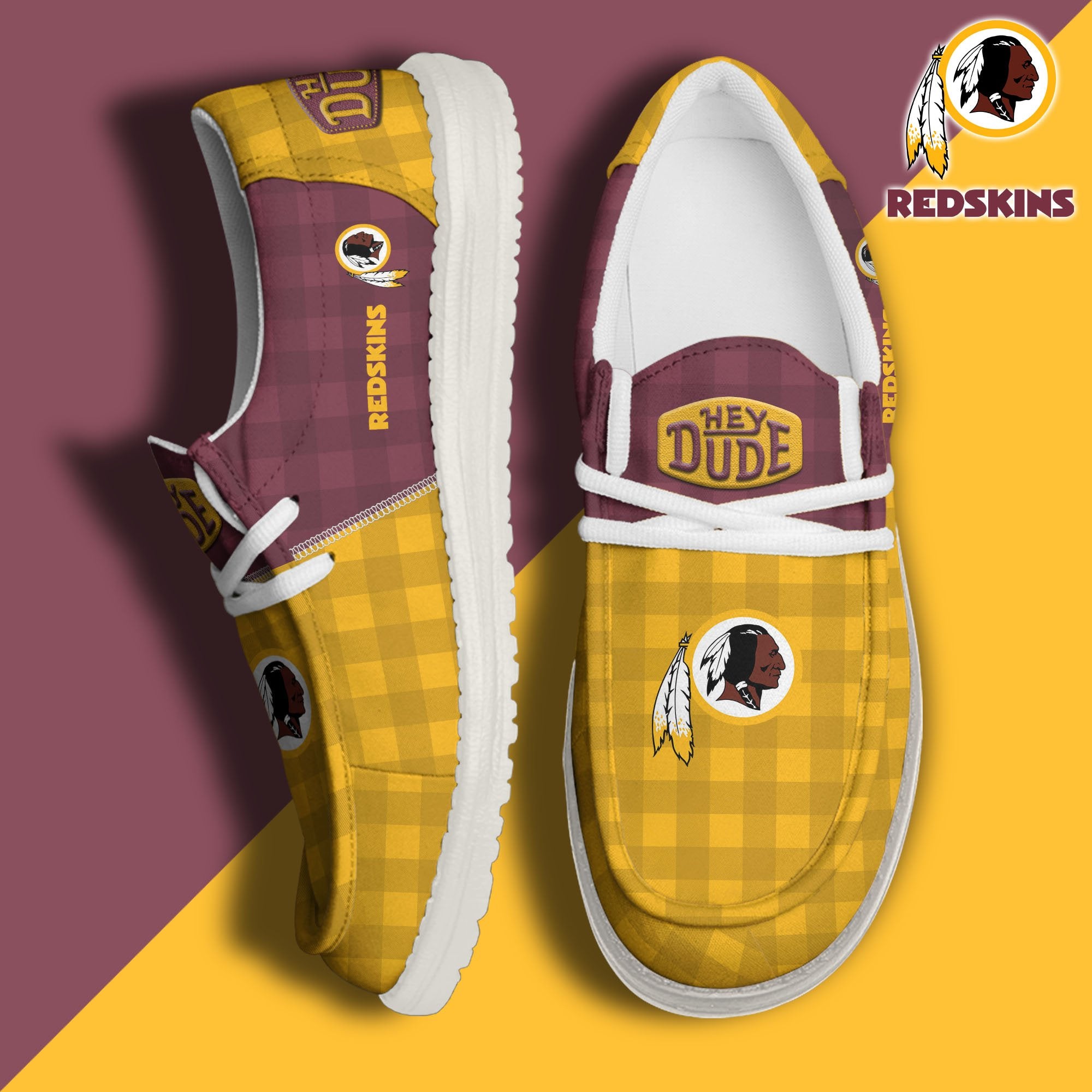 Washington Redskins Lace Up Loafers 2026